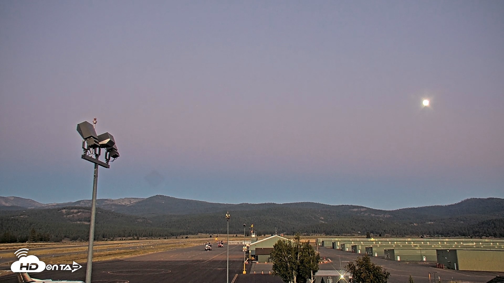Snapshot of Truckee Tahoe Airport Live Webcam taken Aug 24, 2026, 8:01pm PDT