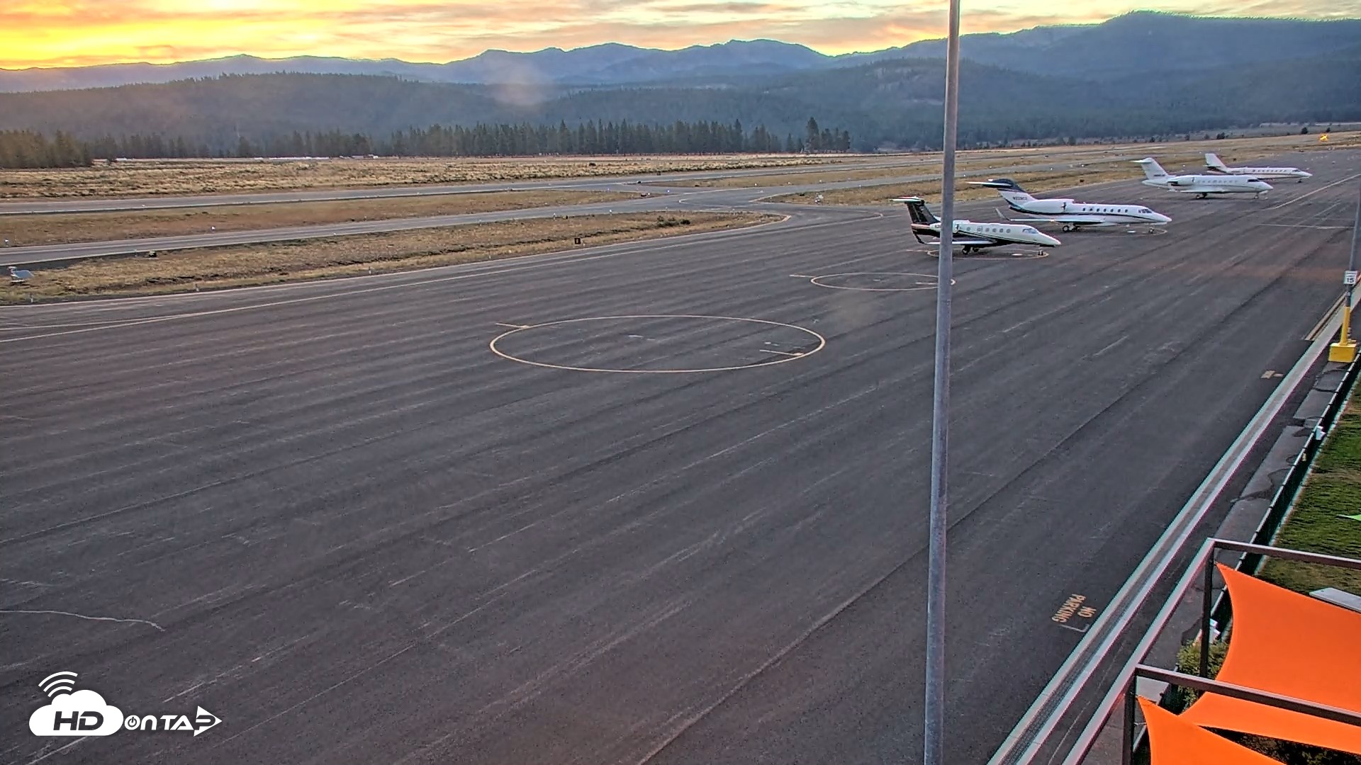 Snapshot of Truckee Tahoe Airport Live Webcam taken Aug 19, 2026, 6:09am PDT