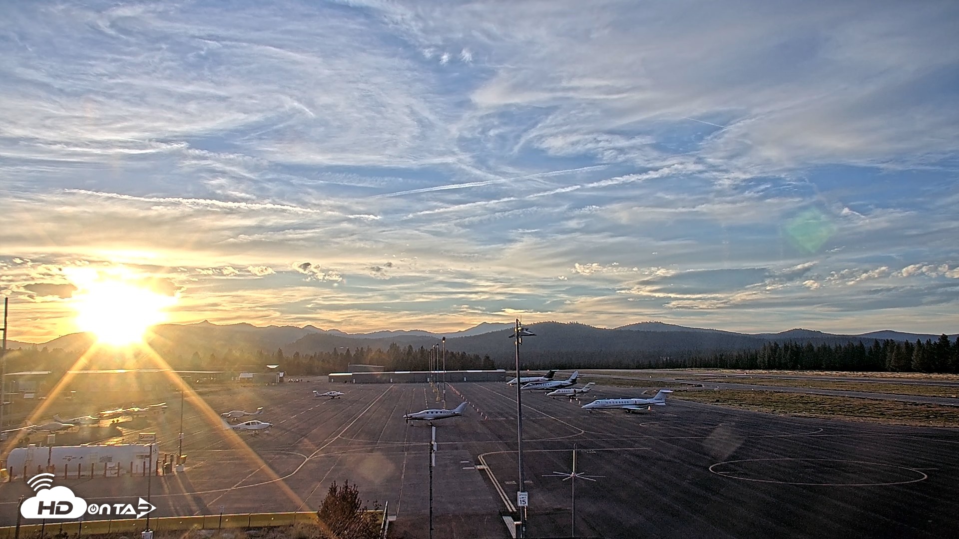 Snapshot of Truckee Tahoe Airport Live Webcam taken Aug 25, 2026, 7:23pm PDT