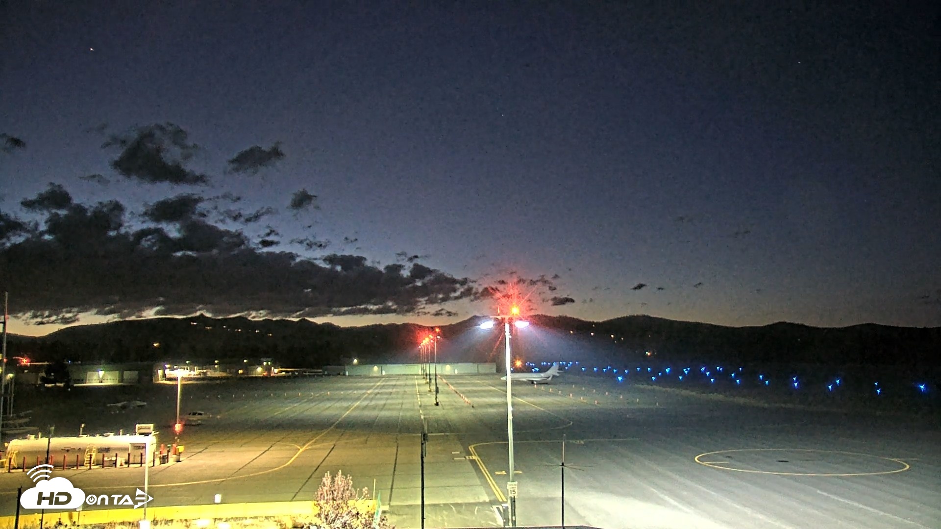 Snapshot of Truckee Tahoe Airport Live Webcam taken Oct 11, 2026, 7:18pm PDT