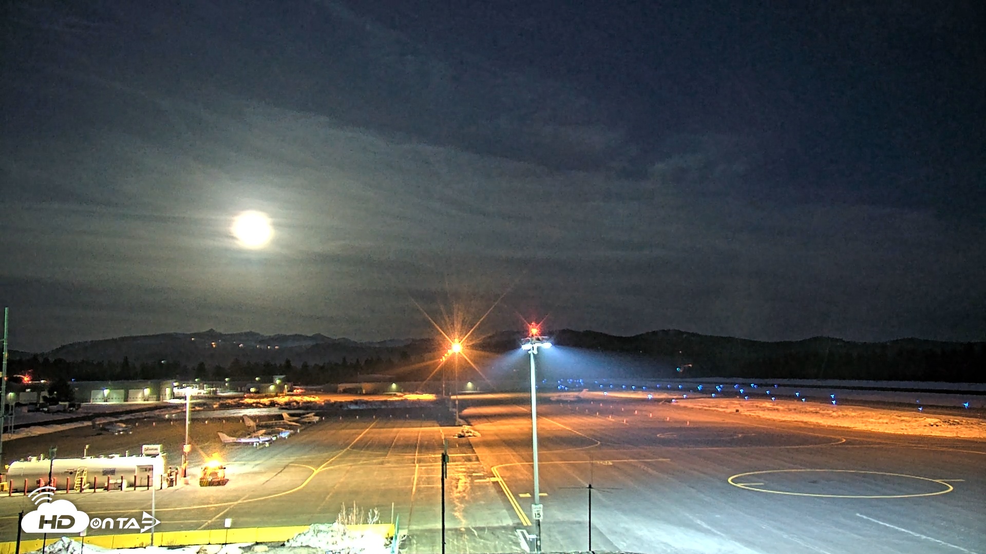 Snapshot of Truckee Tahoe Airport Live Webcam taken Feb 1, 2026, 6:16am PST