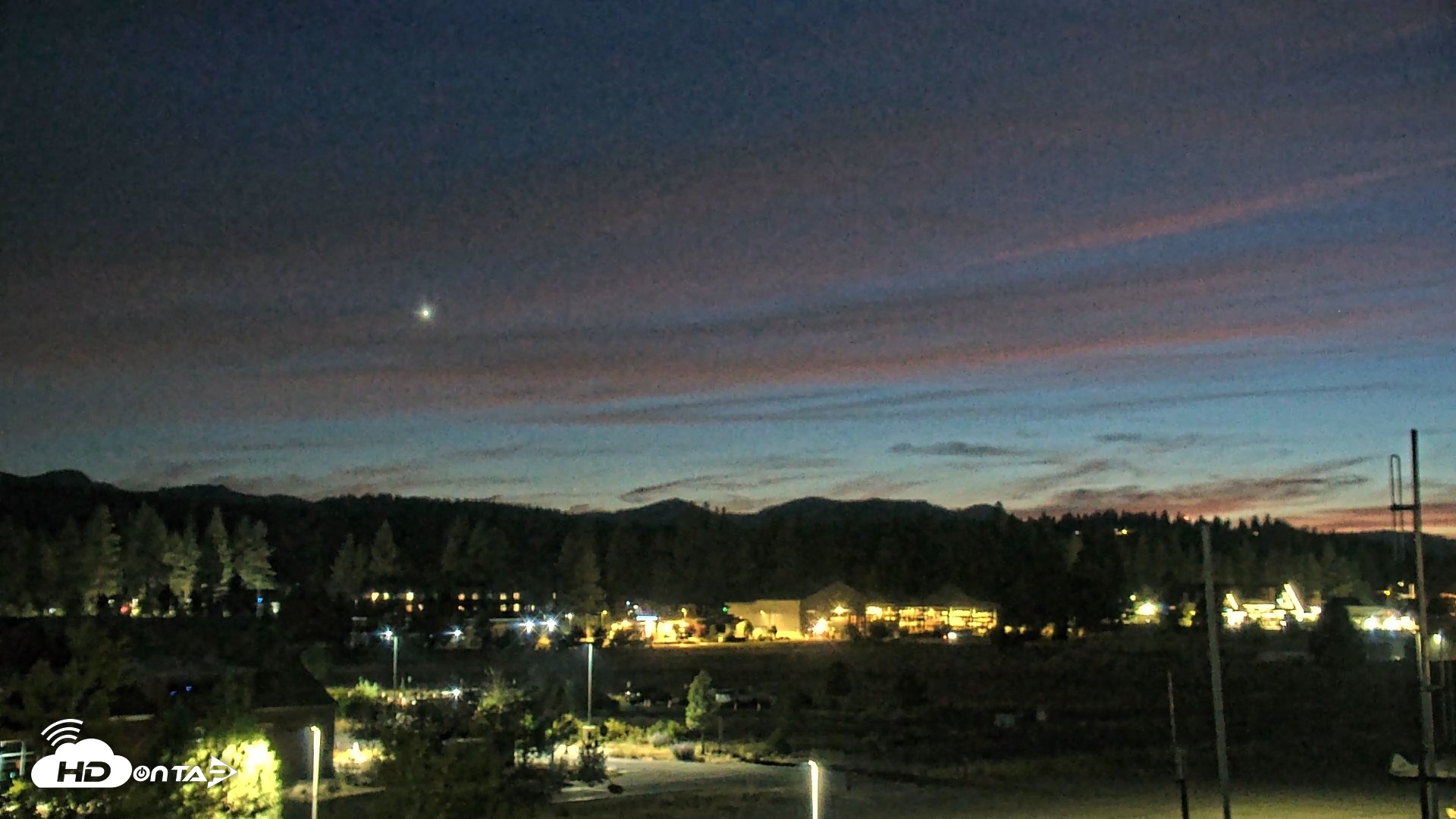 Snapshot of Truckee Tahoe Airport Live Webcam taken Aug 25, 2026, 8:36pm PDT