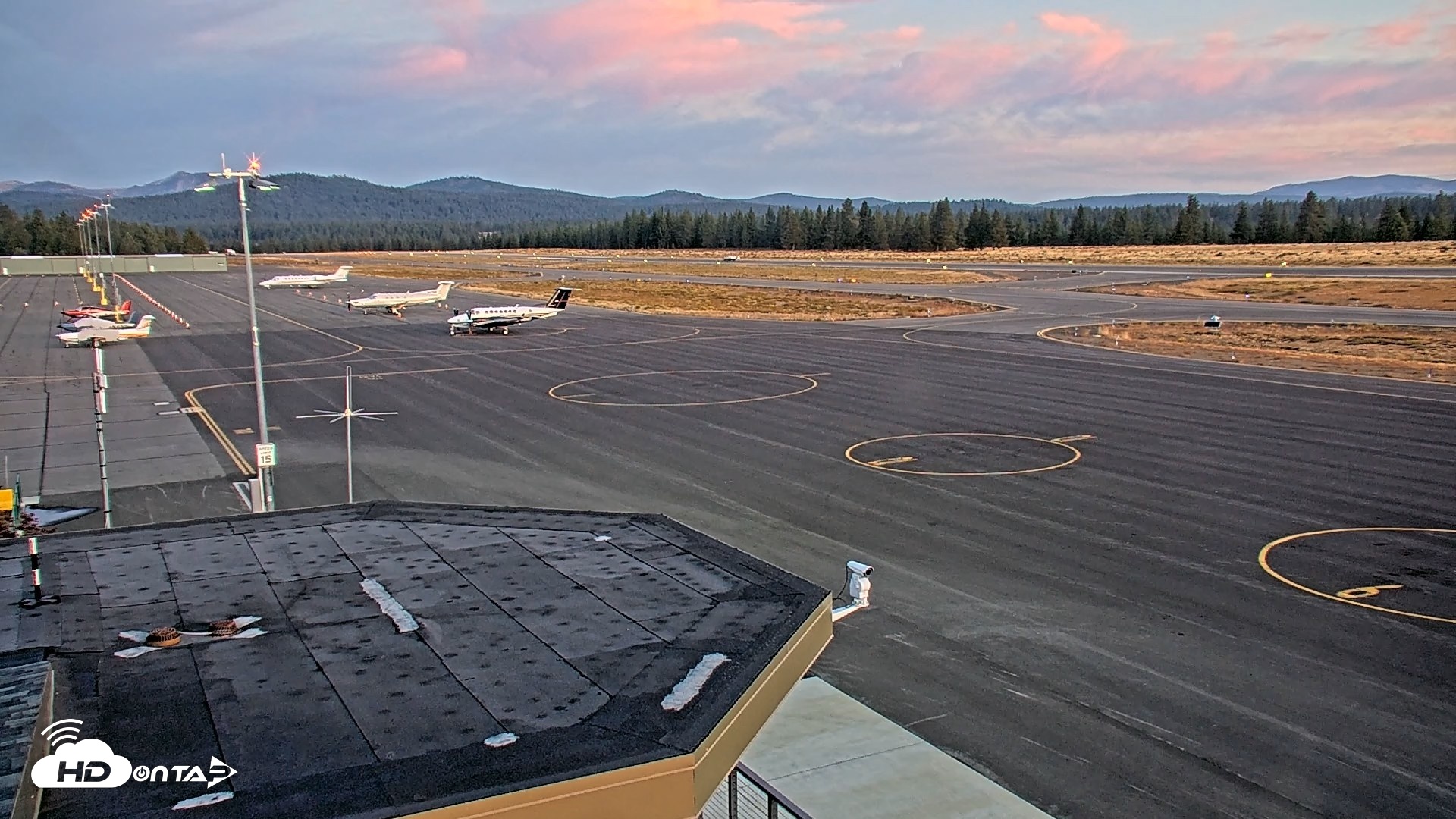 Snapshot of Truckee Tahoe Airport Live Webcam taken Oct 4, 2026, 6:50am PDT