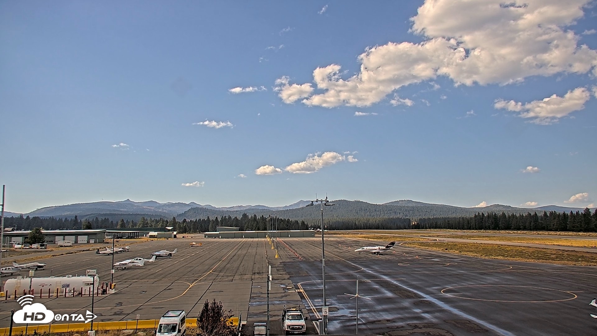 Snapshot of Truckee Tahoe Airport Live Webcam taken Sep 22, 2026, 3:27pm PDT