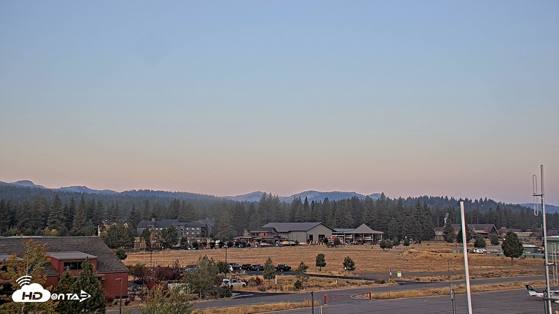 Snapshot of Truckee Tahoe Airport Live Webcam taken Sep 22, 2026, 6:54am PDT