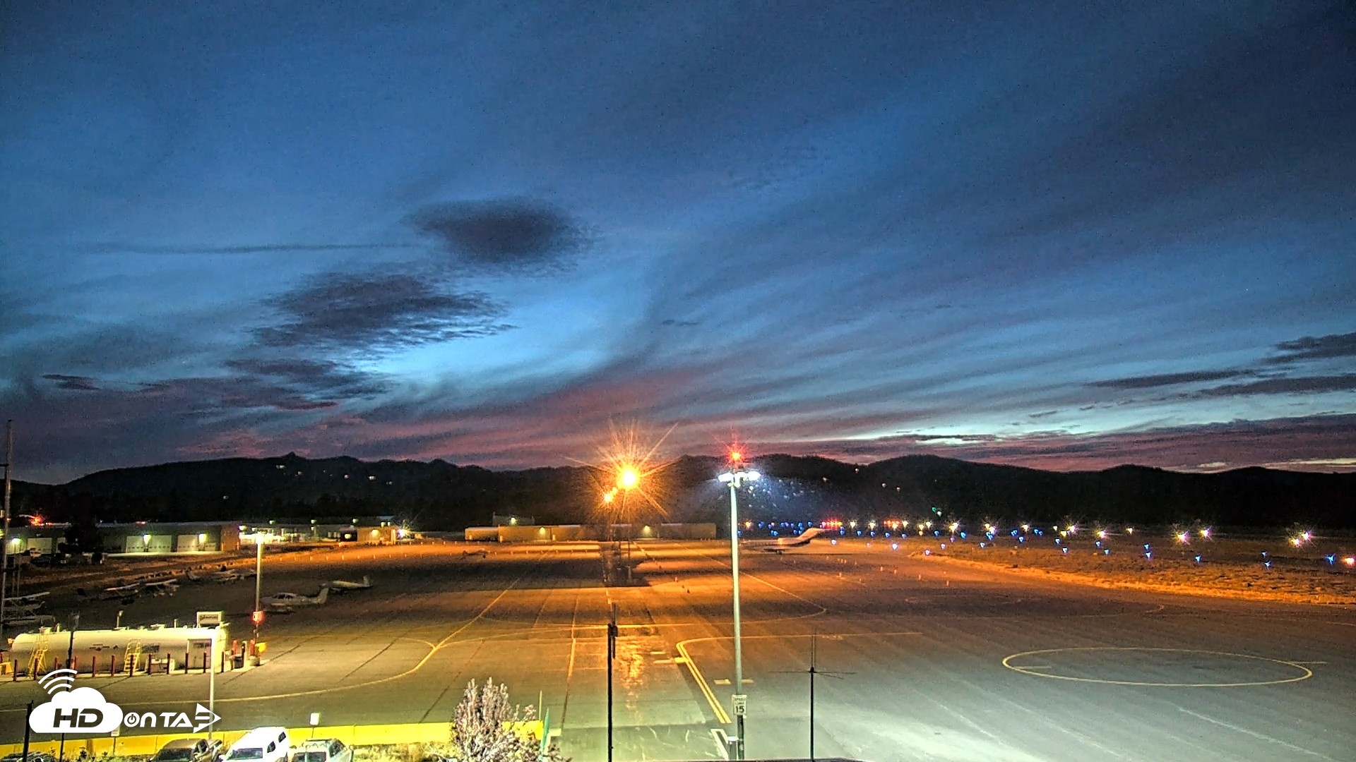Snapshot of Truckee Tahoe Airport Live Webcam taken Sep 9, 2026, 8:00pm PDT