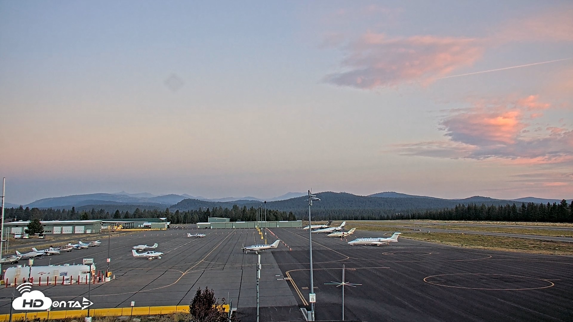 Snapshot of Truckee Tahoe Airport Live Webcam taken Aug 26, 2026, 6:19am PDT