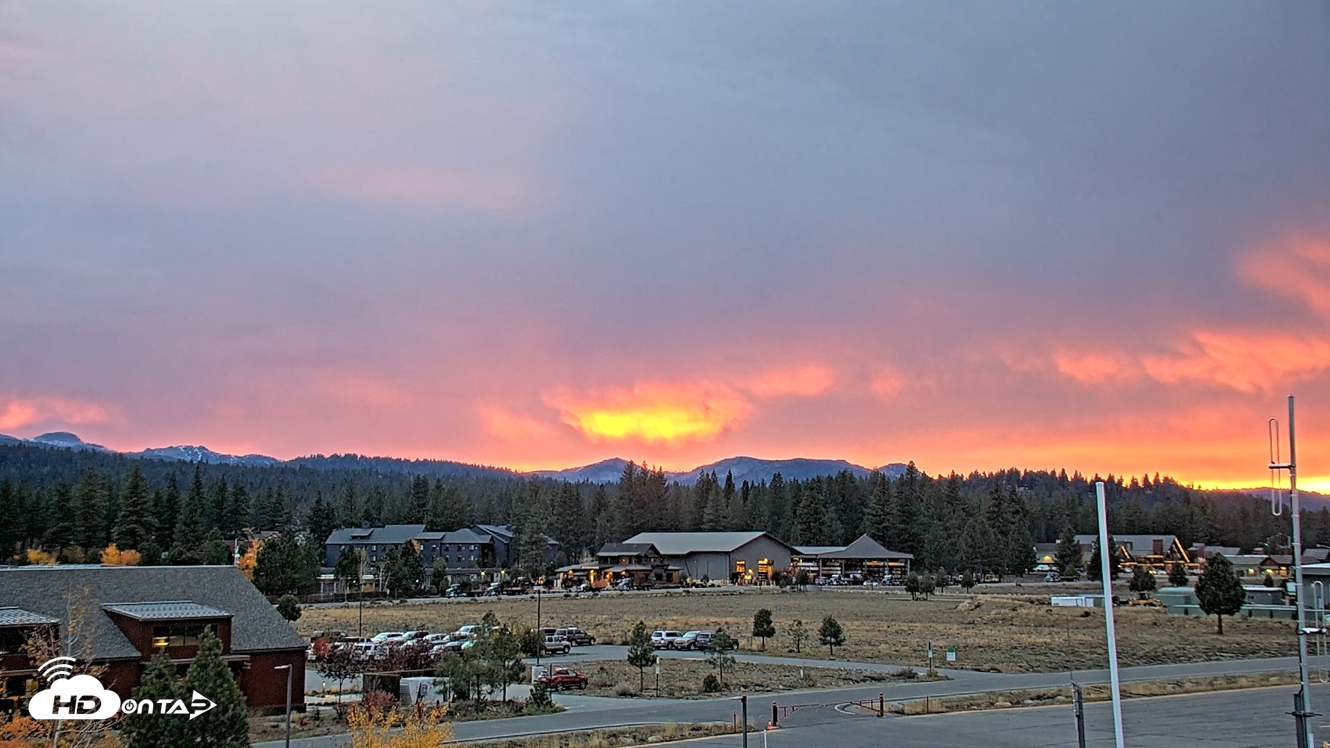 Snapshot of Truckee Tahoe Airport Live Webcam taken Oct 22, 2025, 6:16pm PDT