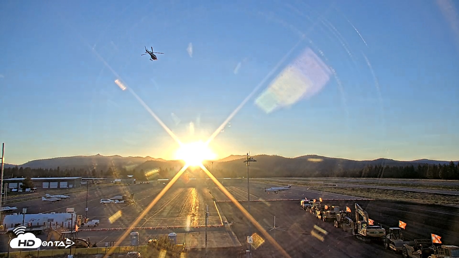 Snapshot of Truckee Tahoe Airport Live Webcam taken Jun 18, 2025, 8:13pm PDT