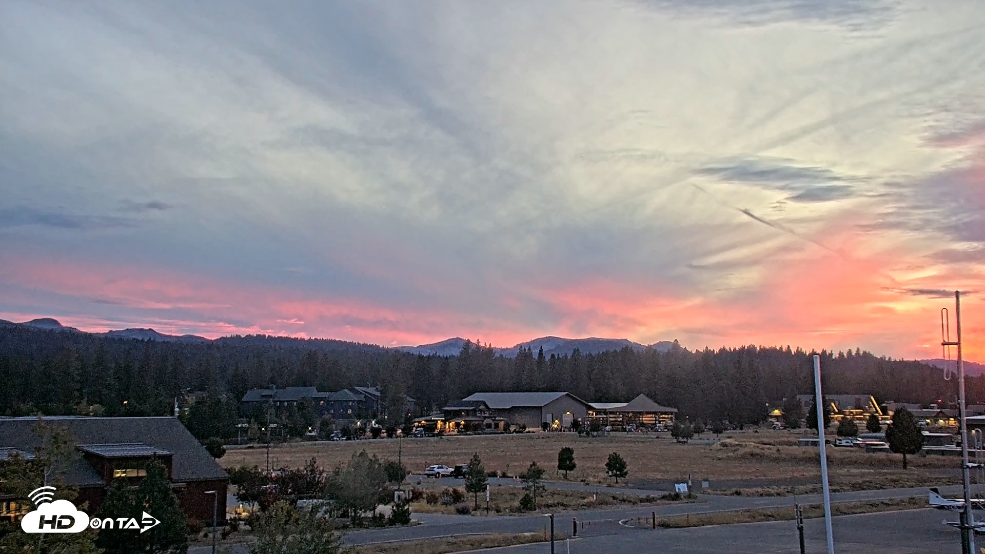Snapshot of Truckee Tahoe Airport Live Webcam taken Sep 9, 2026, 7:33pm PDT