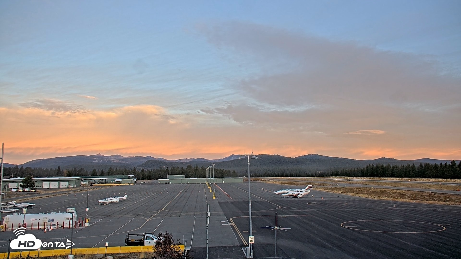 Snapshot of Truckee Tahoe Airport Live Webcam taken Oct 20, 2026, 7:20am PDT