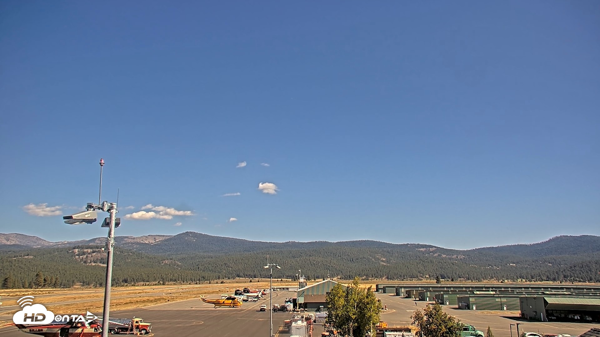Snapshot of Truckee Tahoe Airport Live Webcam taken Sep 18, 2026, 2:56pm PDT