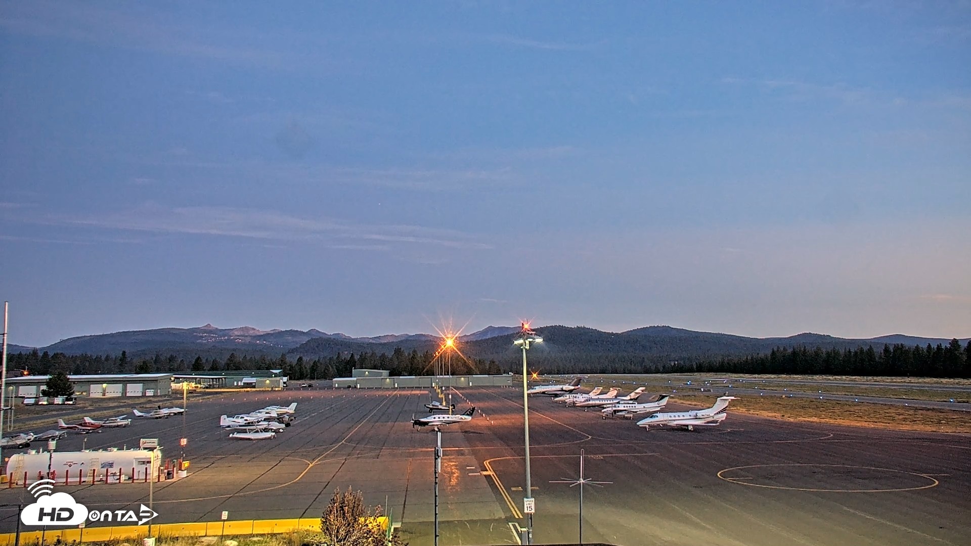 Snapshot of Truckee Tahoe Airport Live Webcam taken Aug 19, 2026, 5:56am PDT