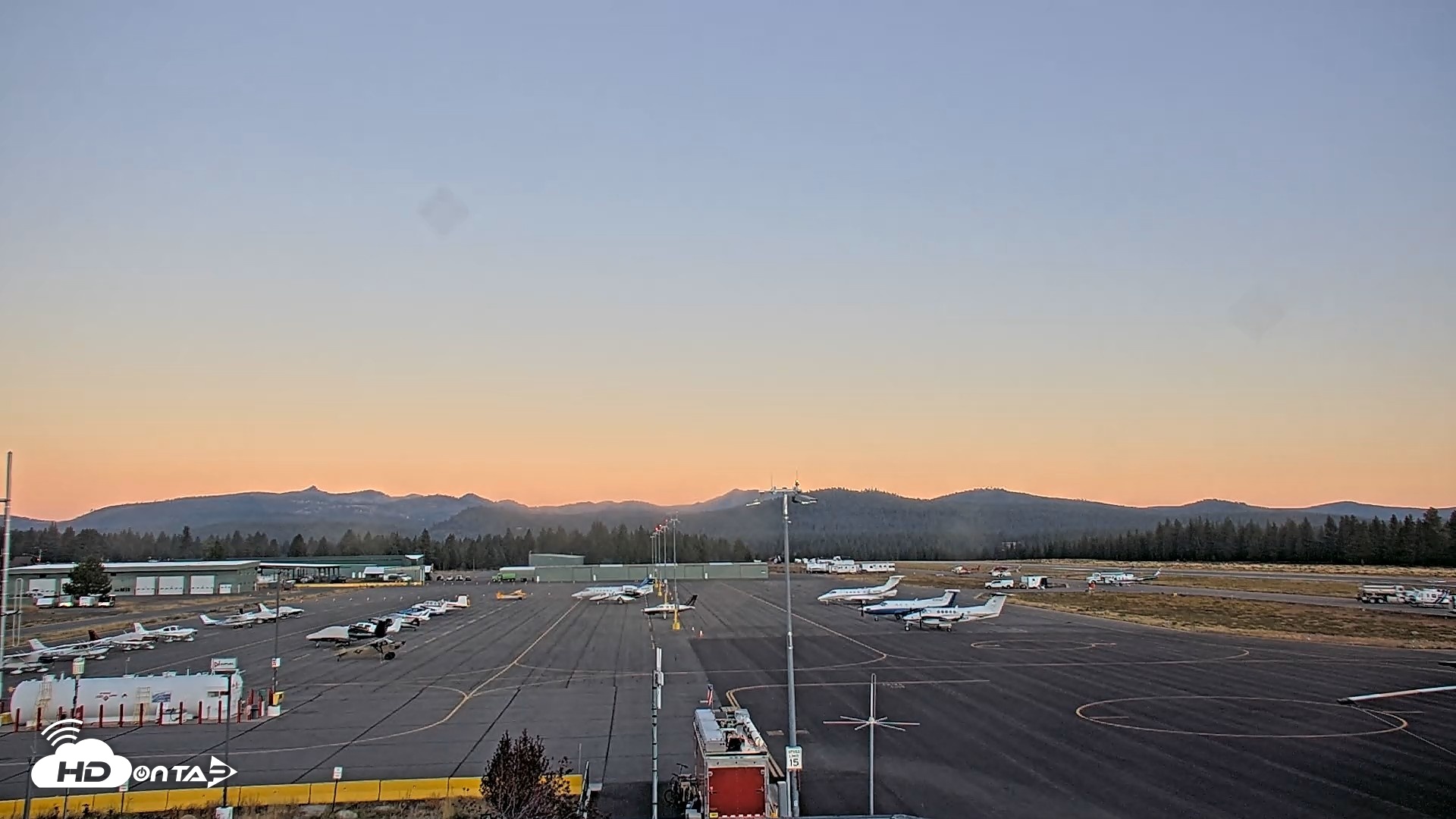 Snapshot of Truckee Tahoe Airport Live Webcam taken Sep 19, 2026, 6:48am PDT