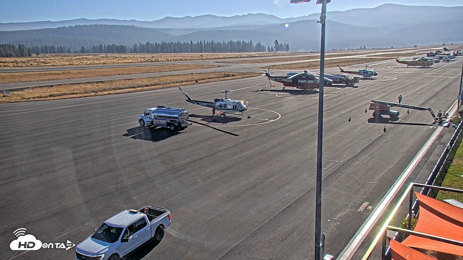 Snapshot of Truckee Tahoe Airport Live Webcam taken Sep 18, 2026, 8:51am PDT