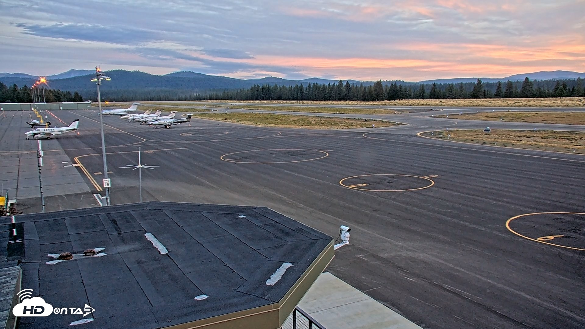 Snapshot of Truckee Tahoe Airport Live Webcam taken Aug 21, 2026, 6:16am PDT