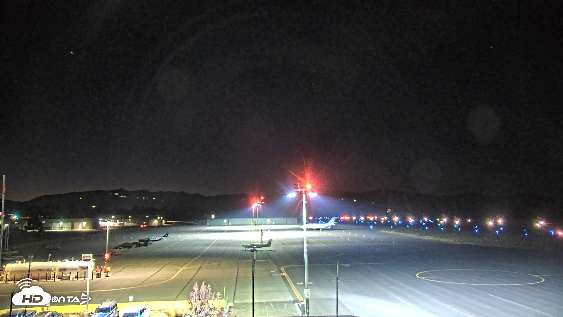 Snapshot of Truckee Tahoe Airport Live Webcam taken Oct 8, 2026, 7:41pm PDT