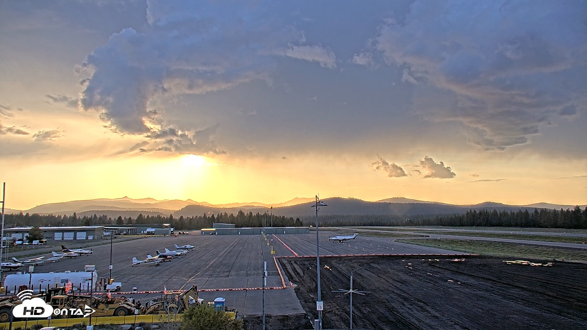 Snapshot of Truckee Tahoe Airport Live Webcam taken Jun 6, 2025, 7:34pm PDT