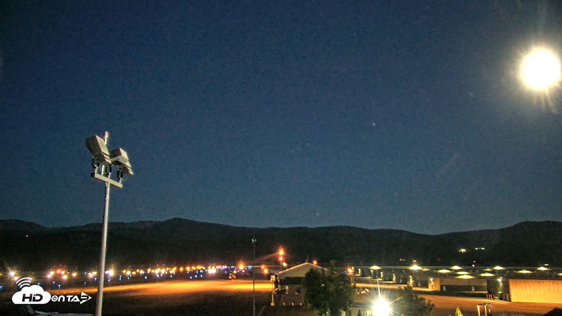 Snapshot of Truckee Tahoe Airport Live Webcam taken Aug 24, 2026, 8:31pm PDT