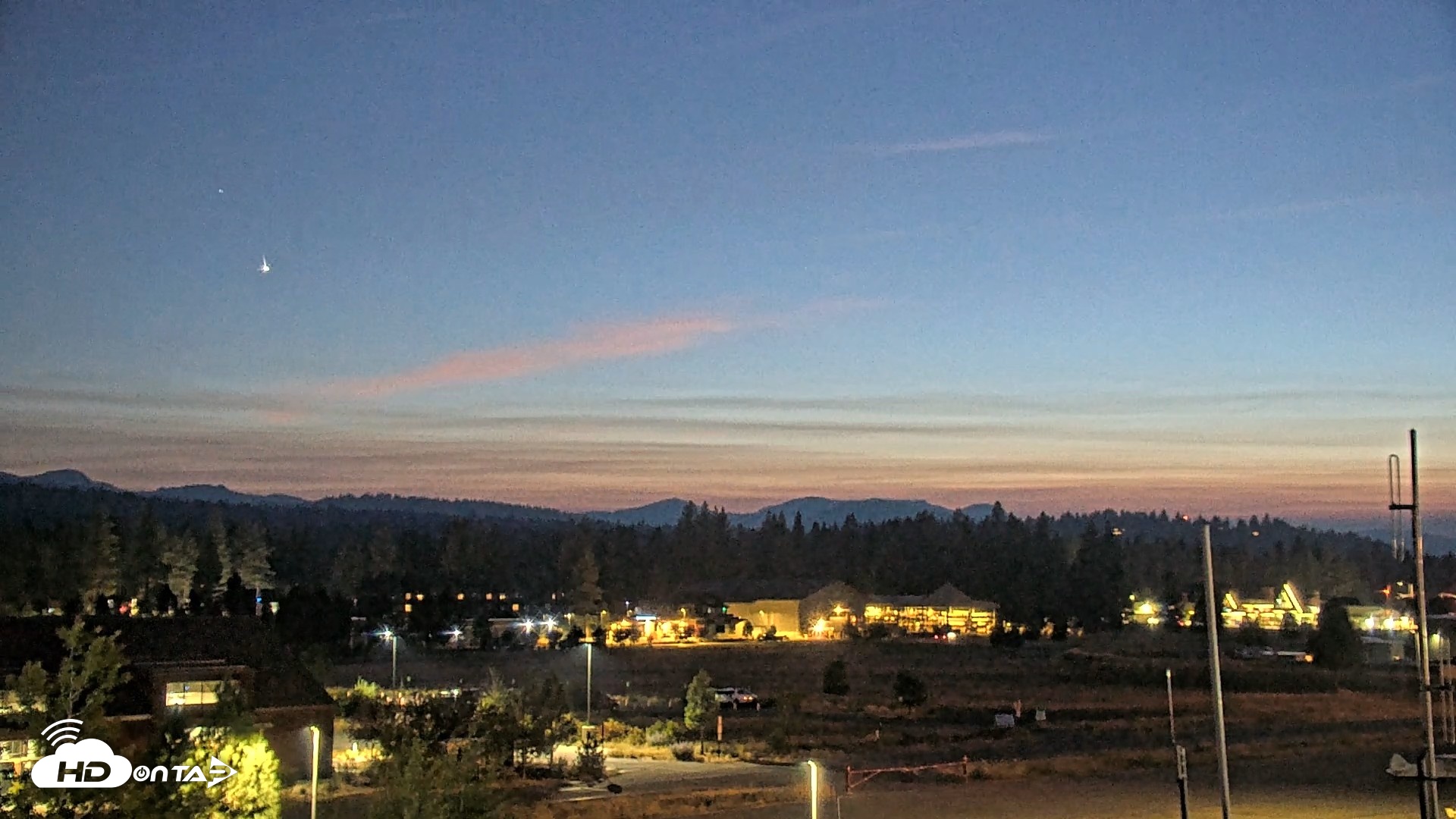 Snapshot of Truckee Tahoe Airport Live Webcam taken Aug 30, 2026, 8:18pm PDT