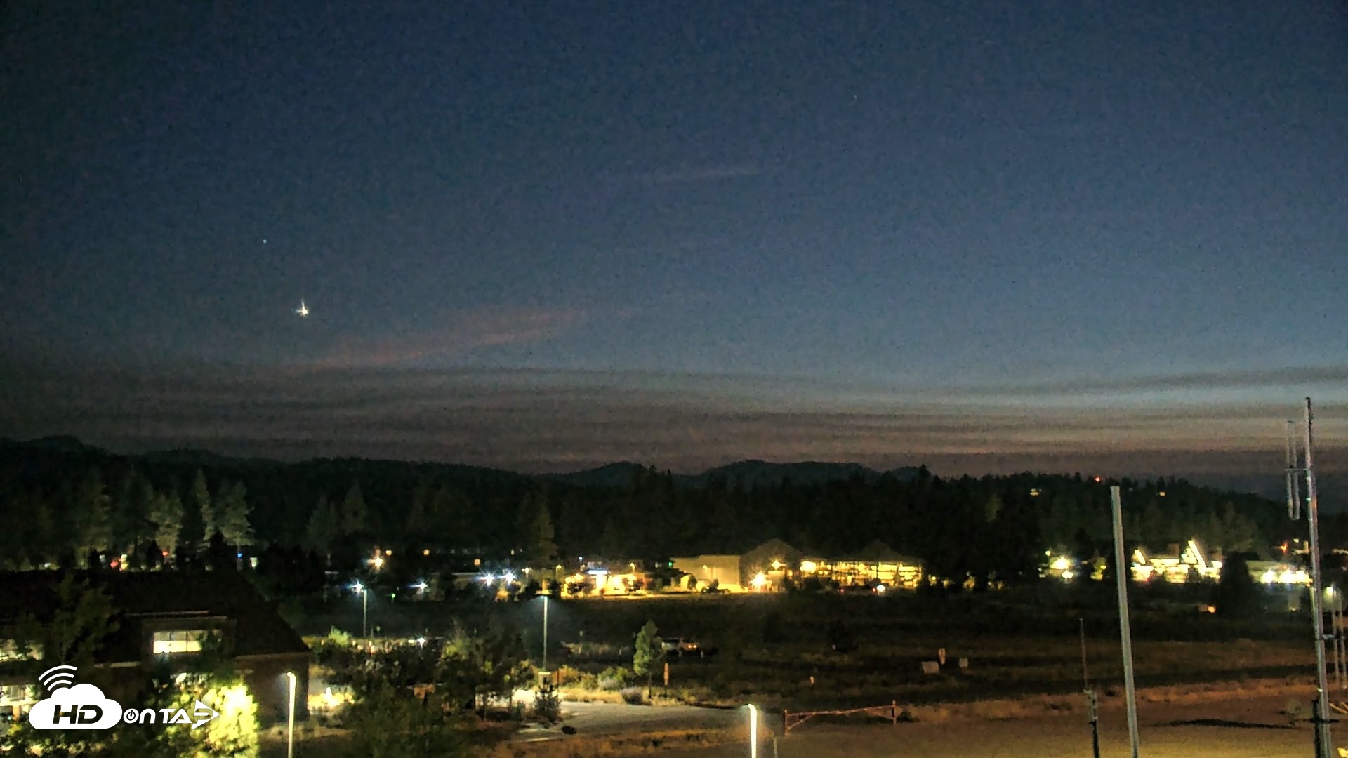 Snapshot of Truckee Tahoe Airport Live Webcam taken Aug 30, 2026, 8:28pm PDT