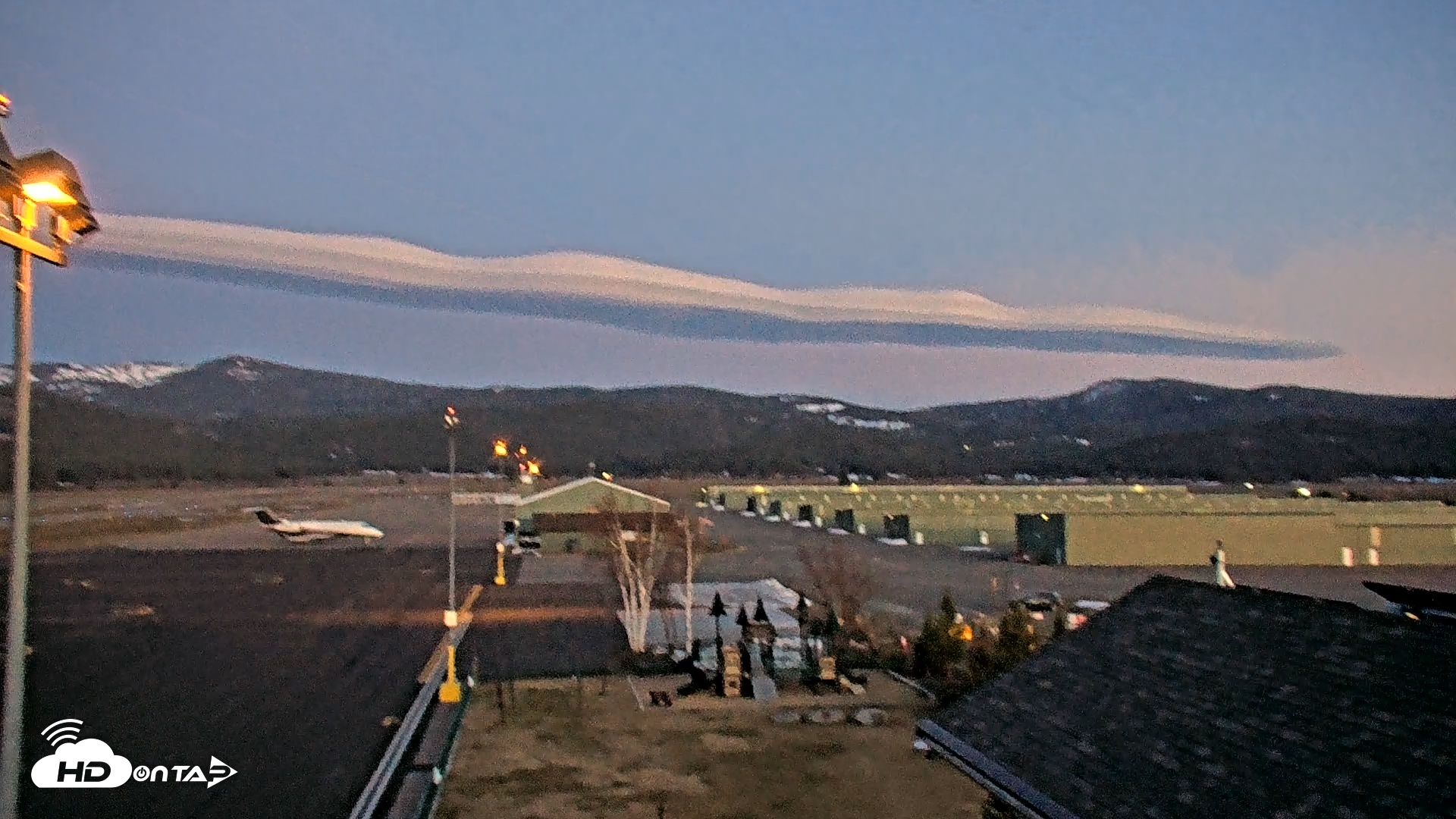 Snapshot of Truckee Tahoe Airport Live Webcam taken Mar 9, 2026, 7:15pm PDT