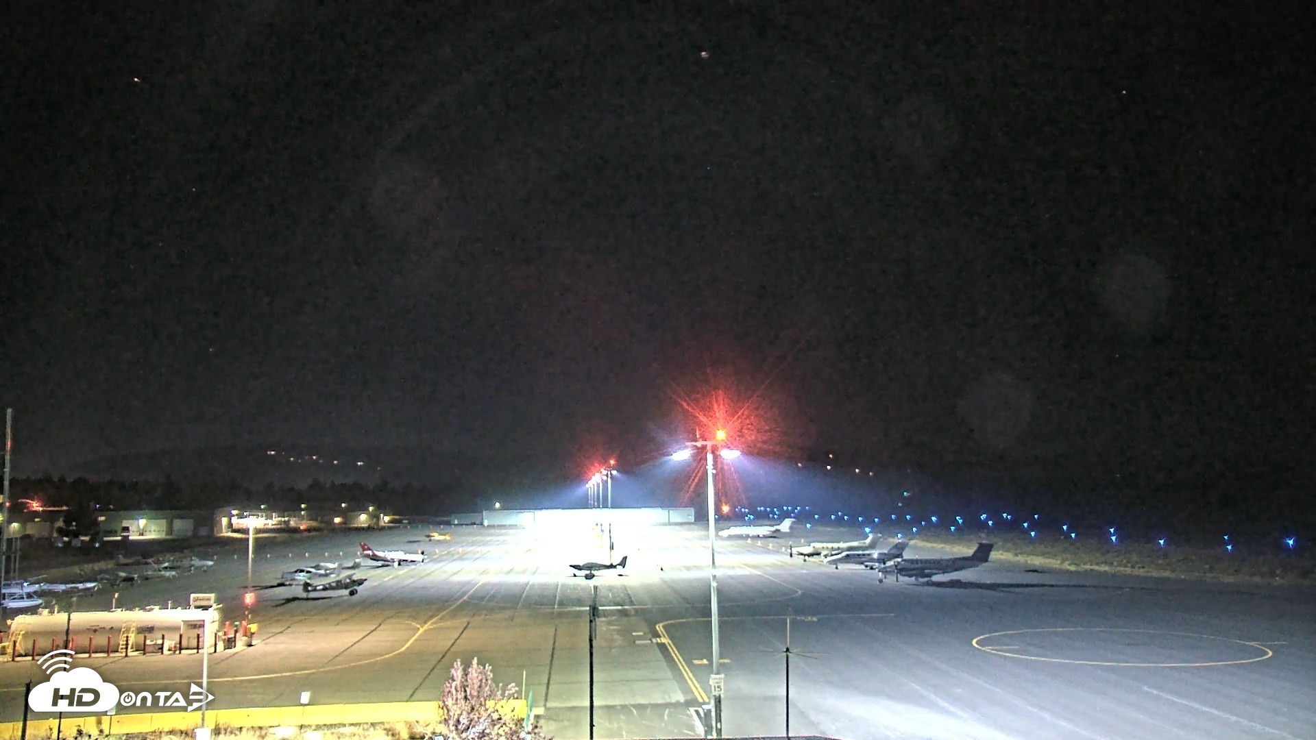 Snapshot of Truckee Tahoe Airport Live Webcam taken Oct 1, 2026, 8:00pm PDT
