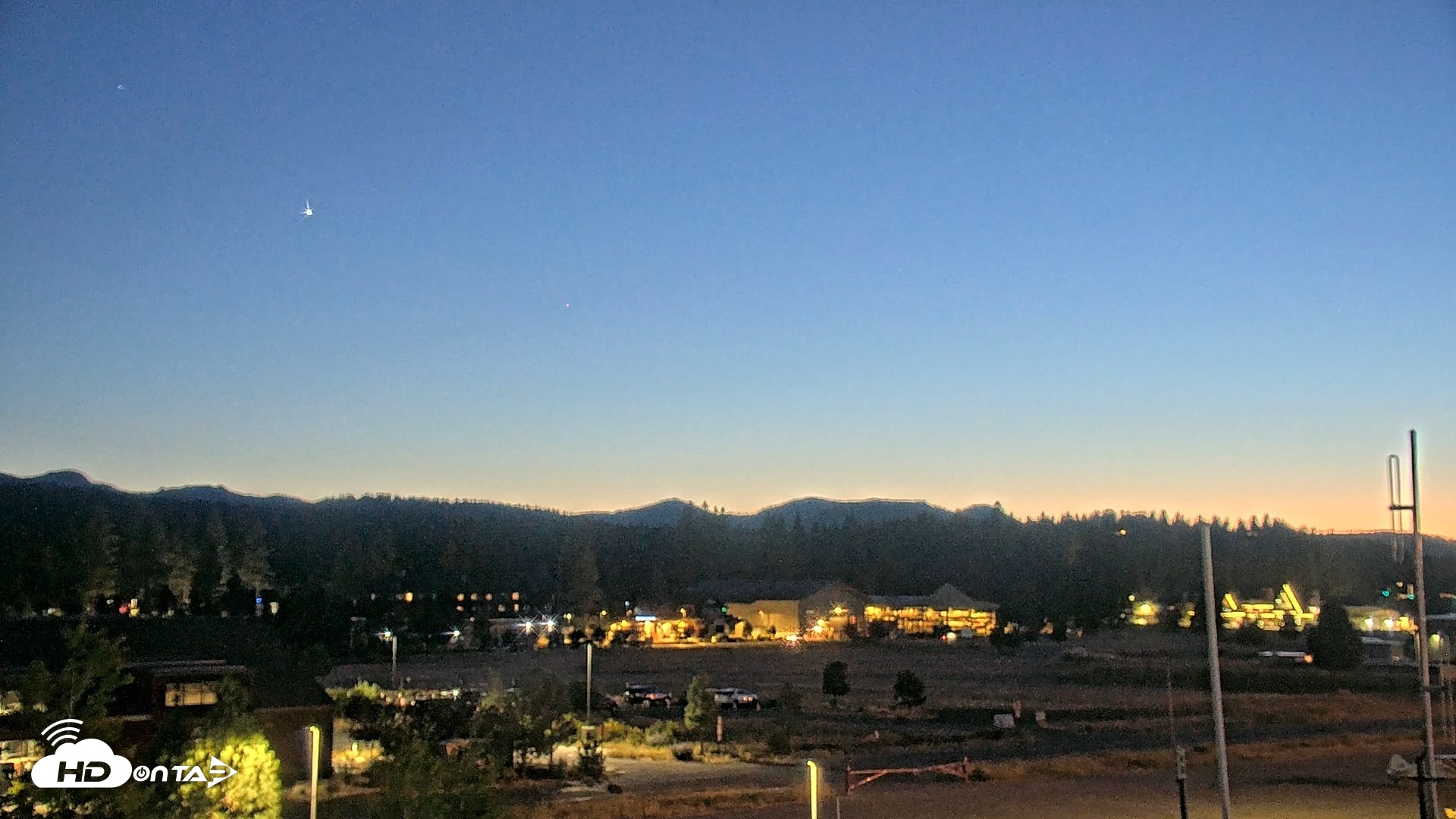 Snapshot of Truckee Tahoe Airport Live Webcam taken Aug 26, 2026, 8:21pm PDT