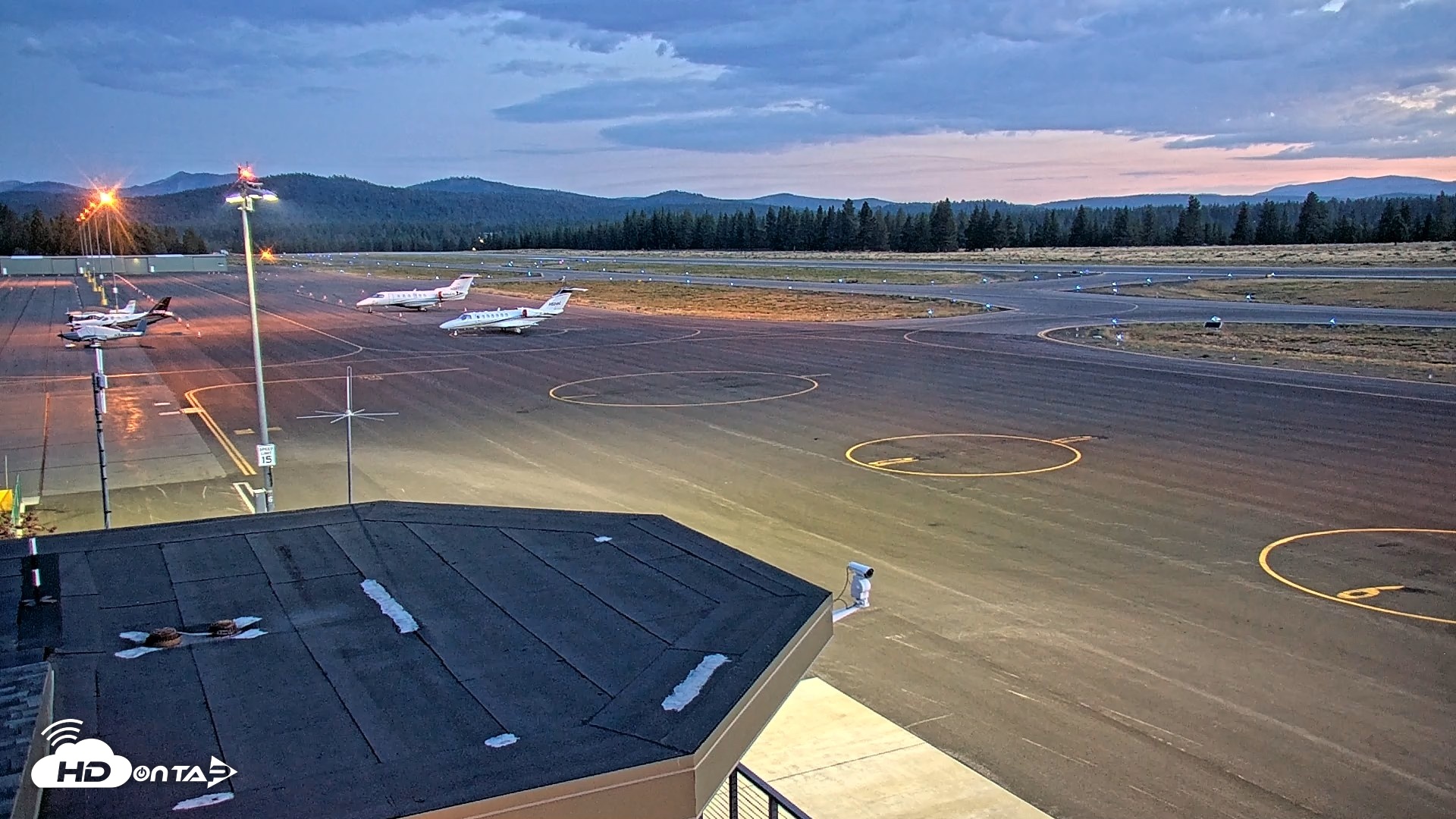 Snapshot of Truckee Tahoe Airport Live Webcam taken Aug 11, 2026, 5:49am PDT