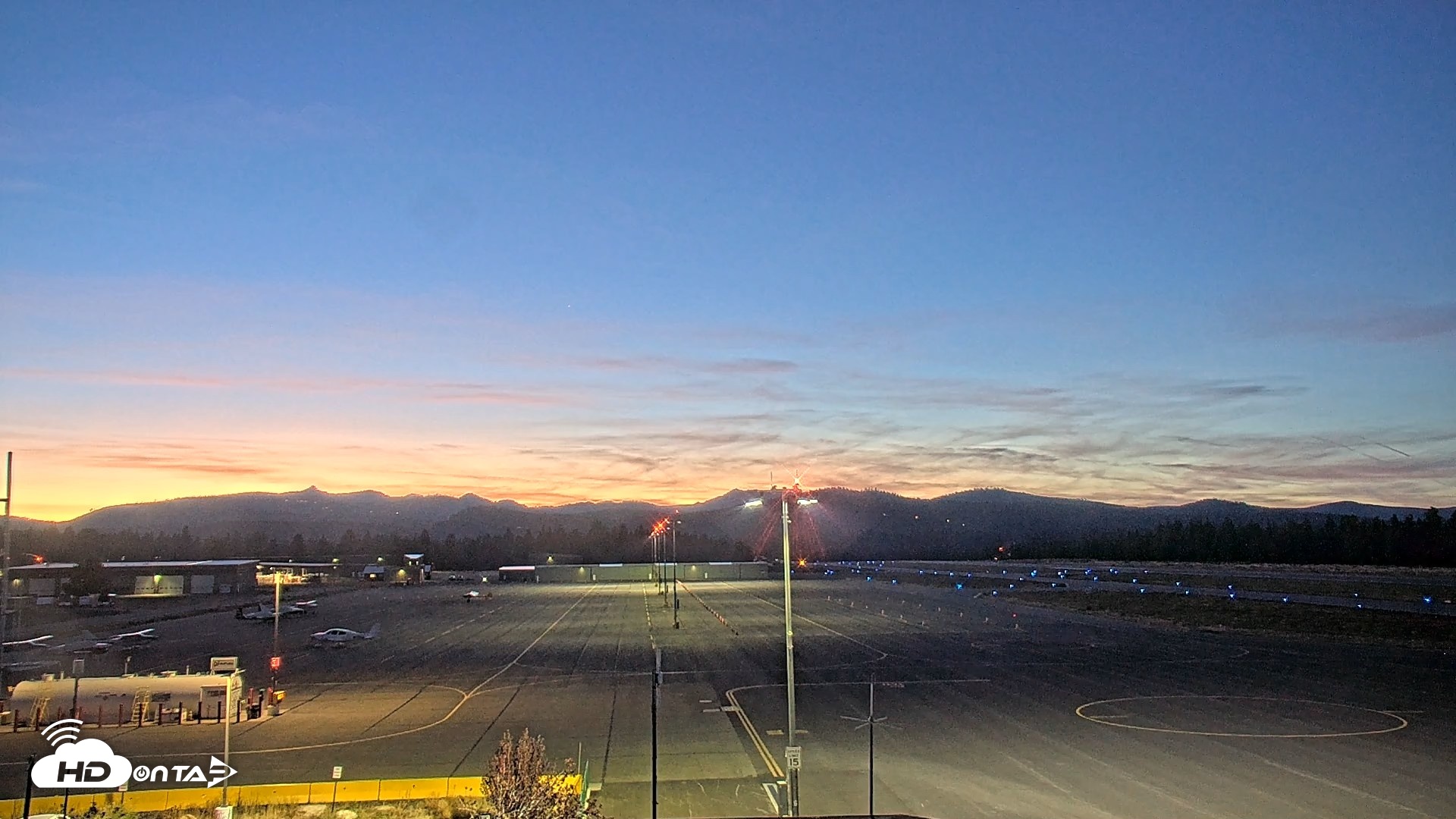Snapshot of Truckee Tahoe Airport Live Webcam taken Sep 23, 2026, 7:26pm PDT