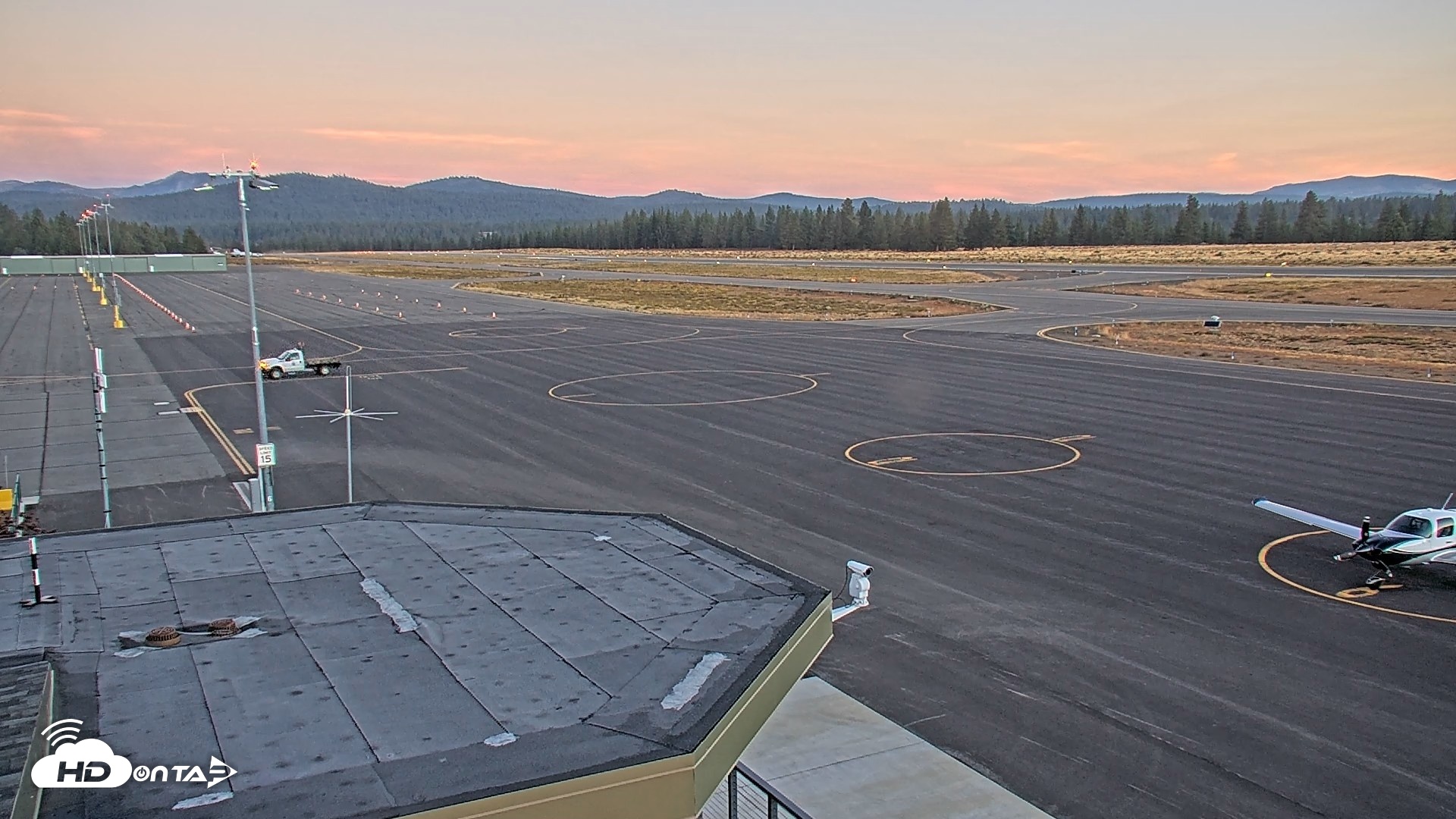 Snapshot of Truckee Tahoe Airport Live Webcam taken Sep 24, 2026, 6:47am PDT