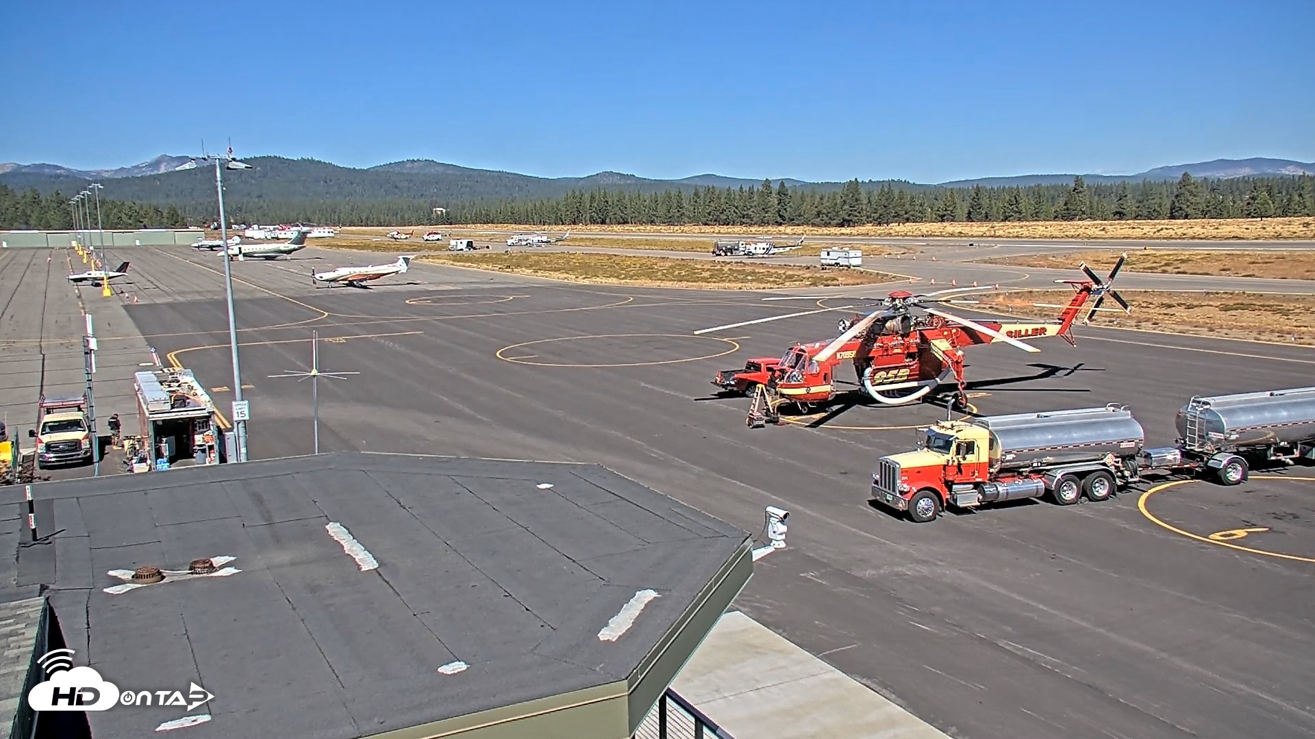 Snapshot of Truckee Tahoe Airport Live Webcam taken Sep 18, 2026, 11:30am PDT
