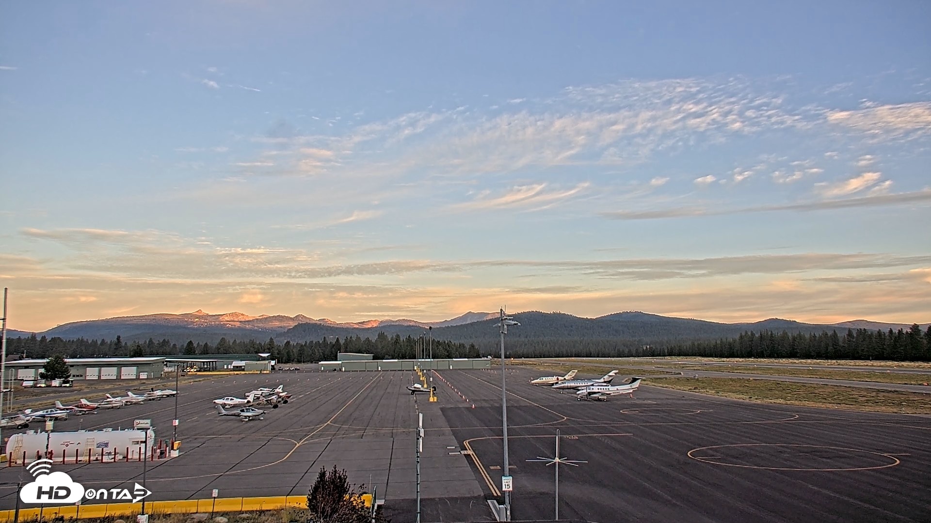 Snapshot of Truckee Tahoe Airport Live Webcam taken Aug 18, 2026, 6:26am PDT