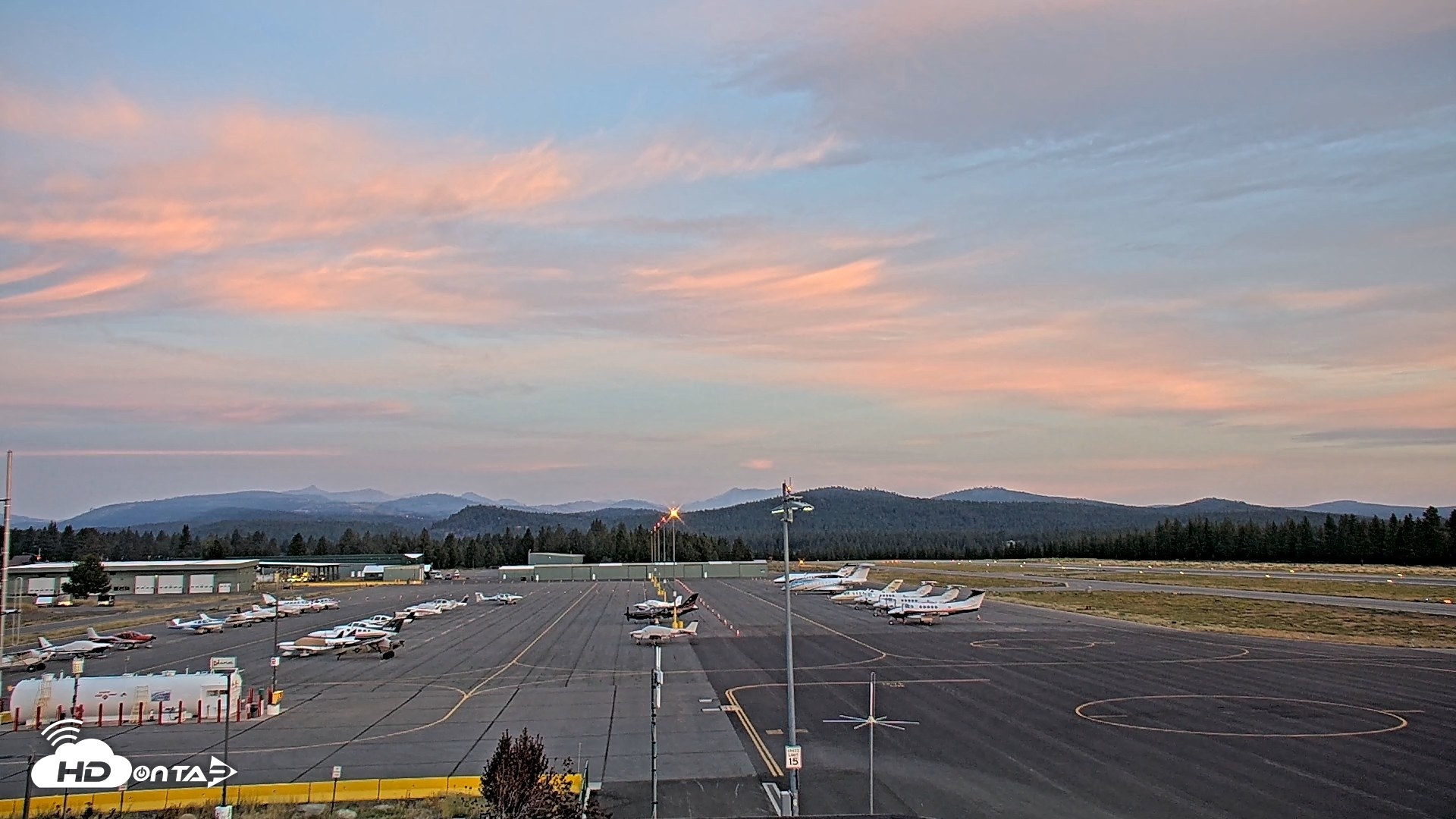 Snapshot of Truckee Tahoe Airport Live Webcam taken Aug 23, 2026, 6:17am PDT
