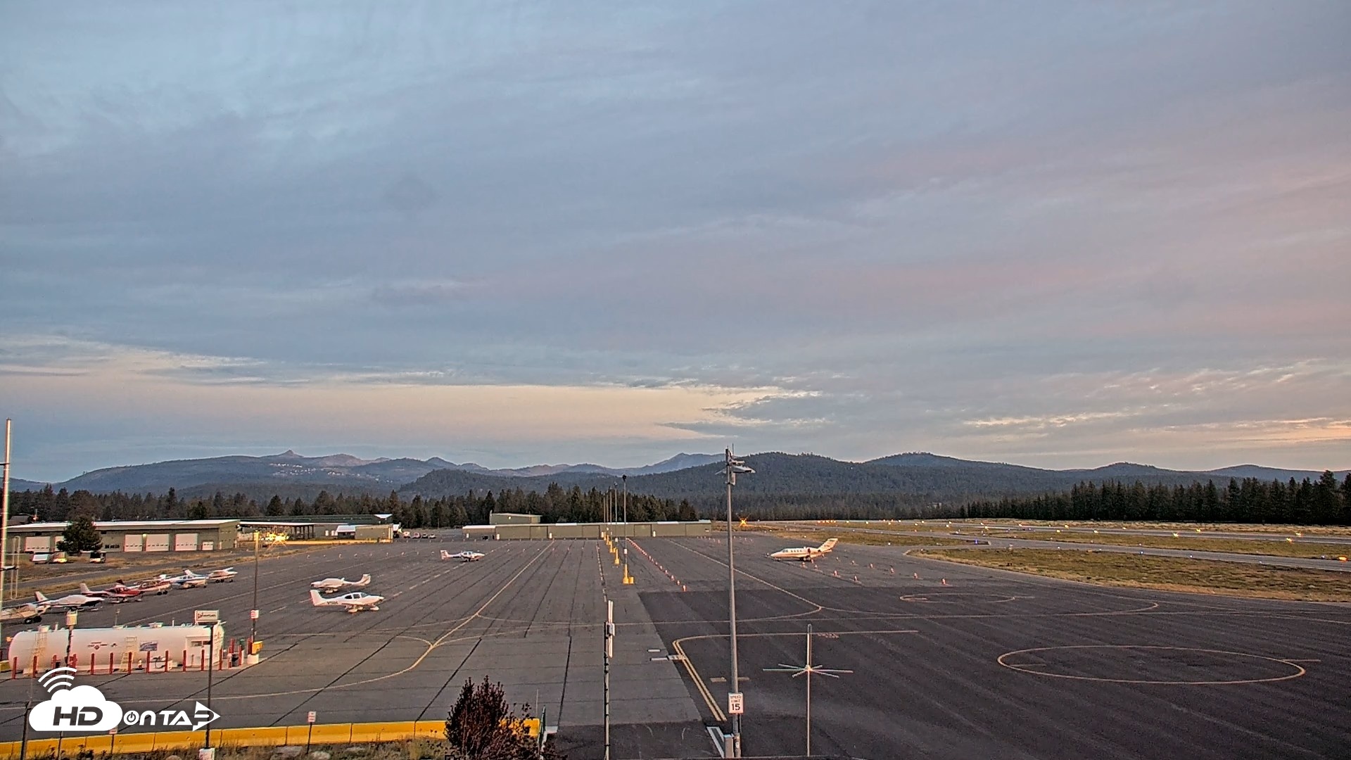 Snapshot of Truckee Tahoe Airport Live Webcam taken Aug 25, 2026, 6:14am PDT