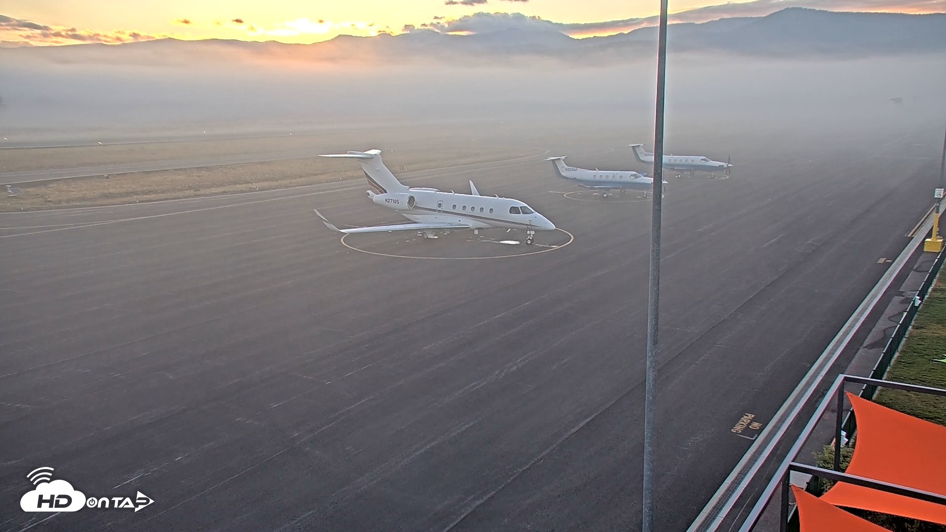Snapshot of Truckee Tahoe Airport Live Webcam taken Aug 29, 2026, 6:34am PDT