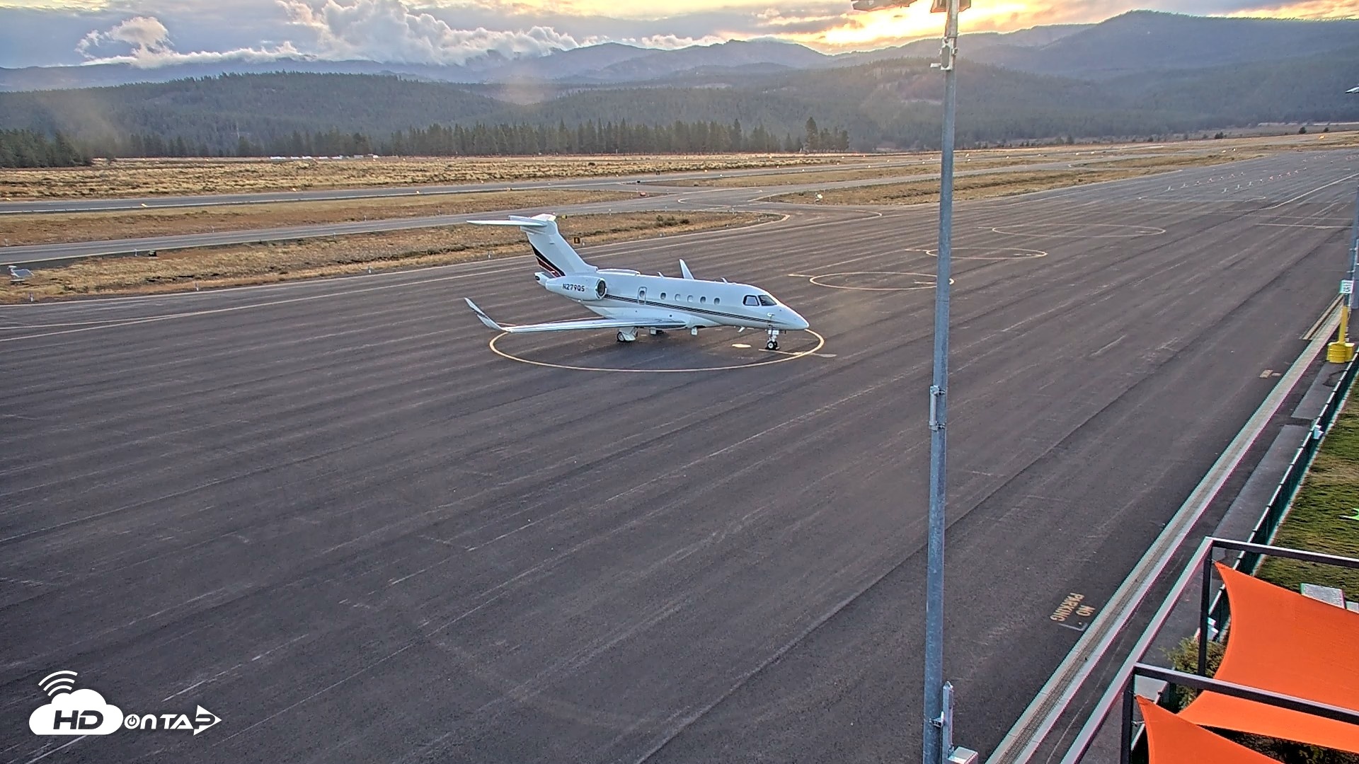 Snapshot of Truckee Tahoe Airport Live Webcam taken Sep 28, 2026, 7:10am PDT