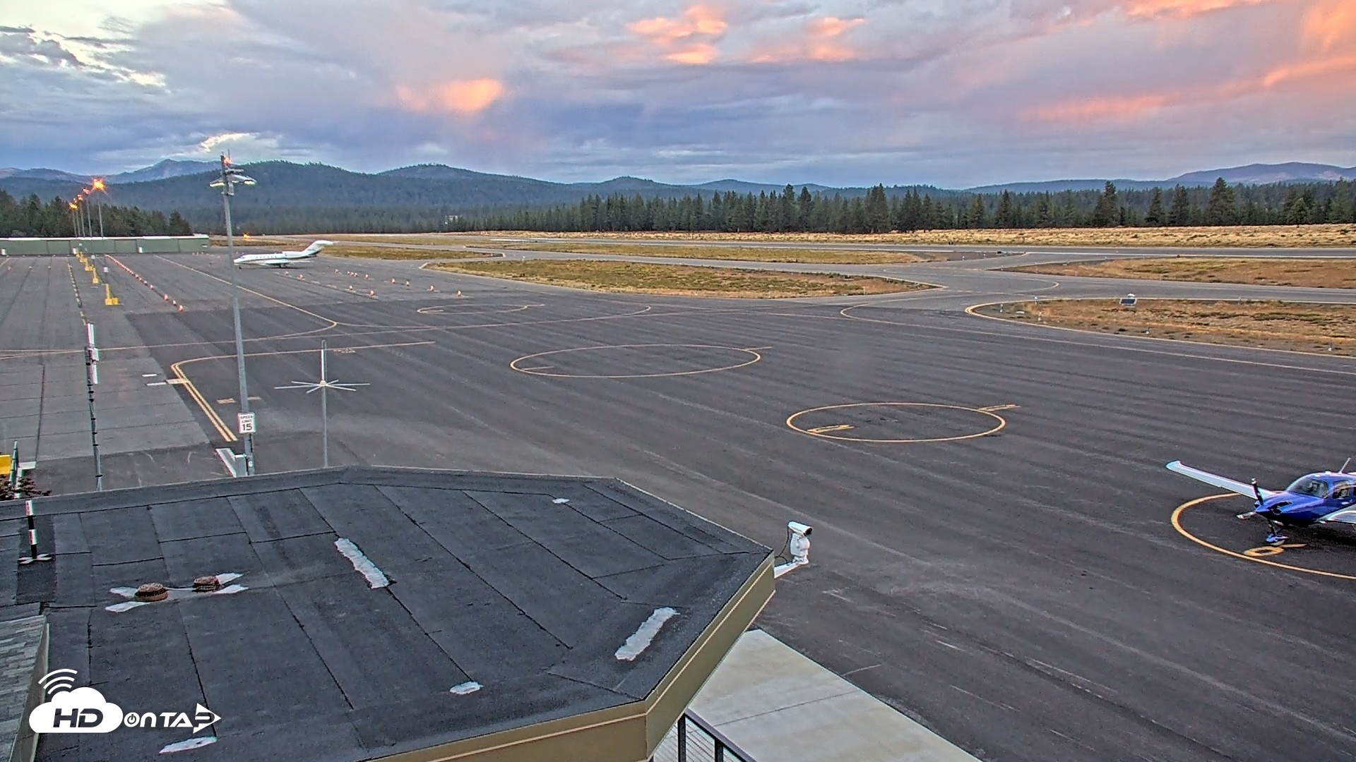 Snapshot of Truckee Tahoe Airport Live Webcam taken Sep 10, 2026, 6:40am PDT