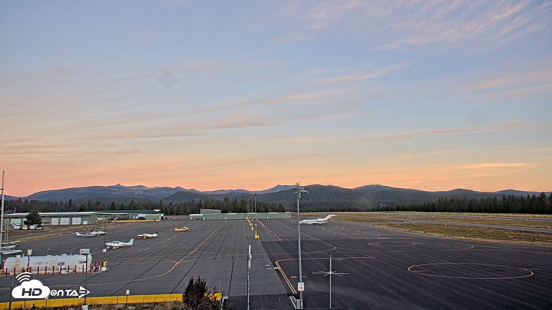 Snapshot of Truckee Tahoe Airport Live Webcam taken Sep 9, 2026, 6:37am PDT