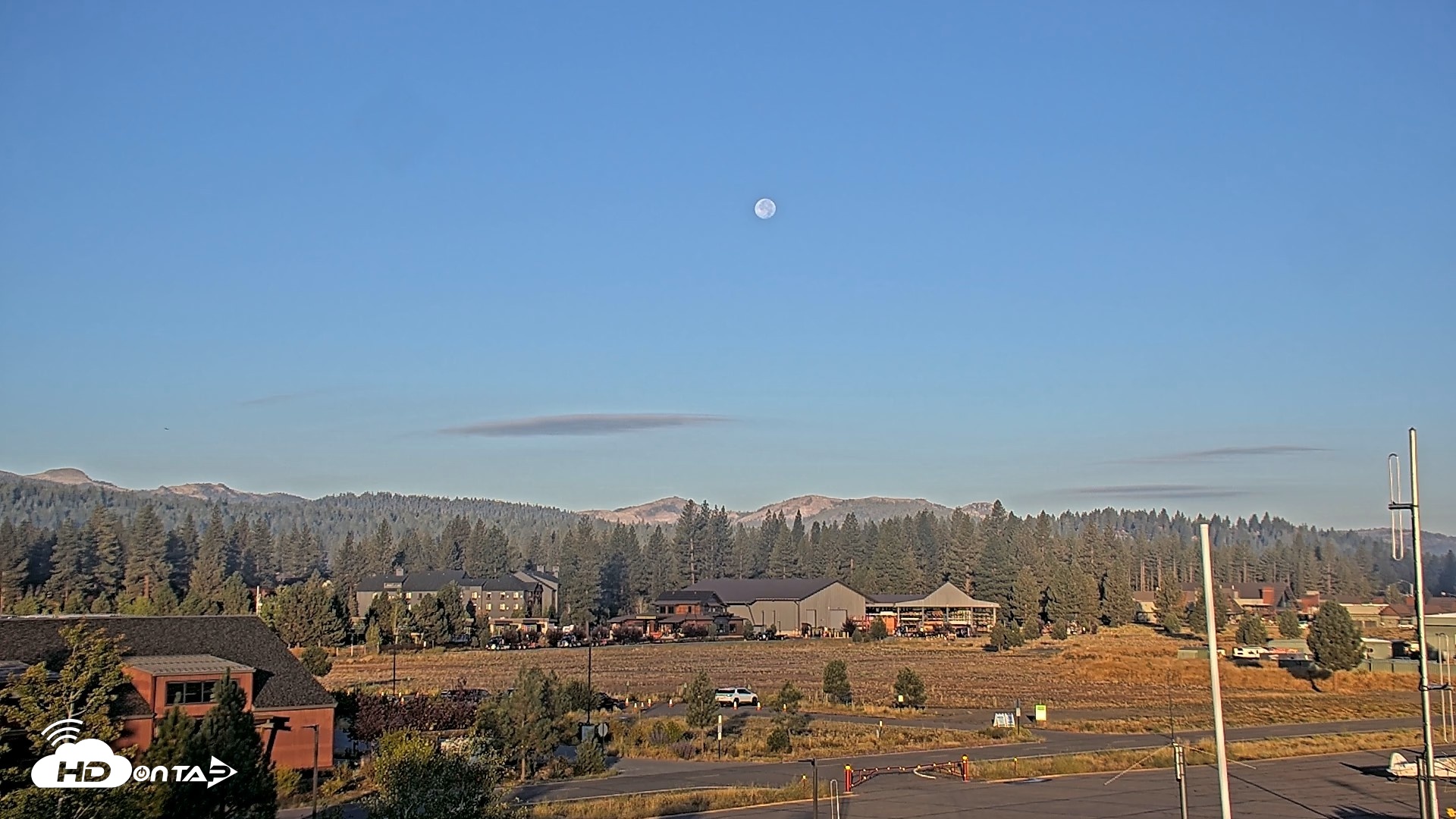 Snapshot of Truckee Tahoe Airport Live Webcam taken Aug 29, 2026, 7:02am PDT