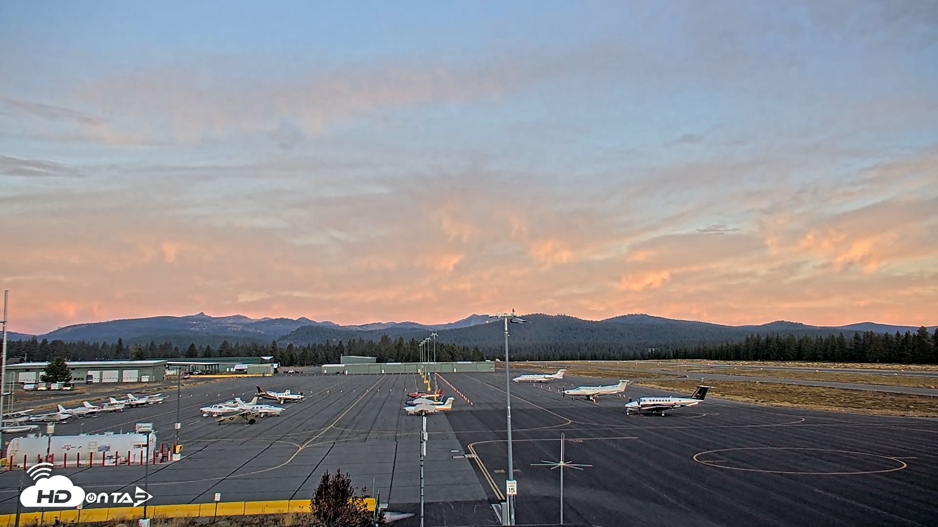 Snapshot of Truckee Tahoe Airport Live Webcam taken Oct 4, 2026, 7:02am PDT