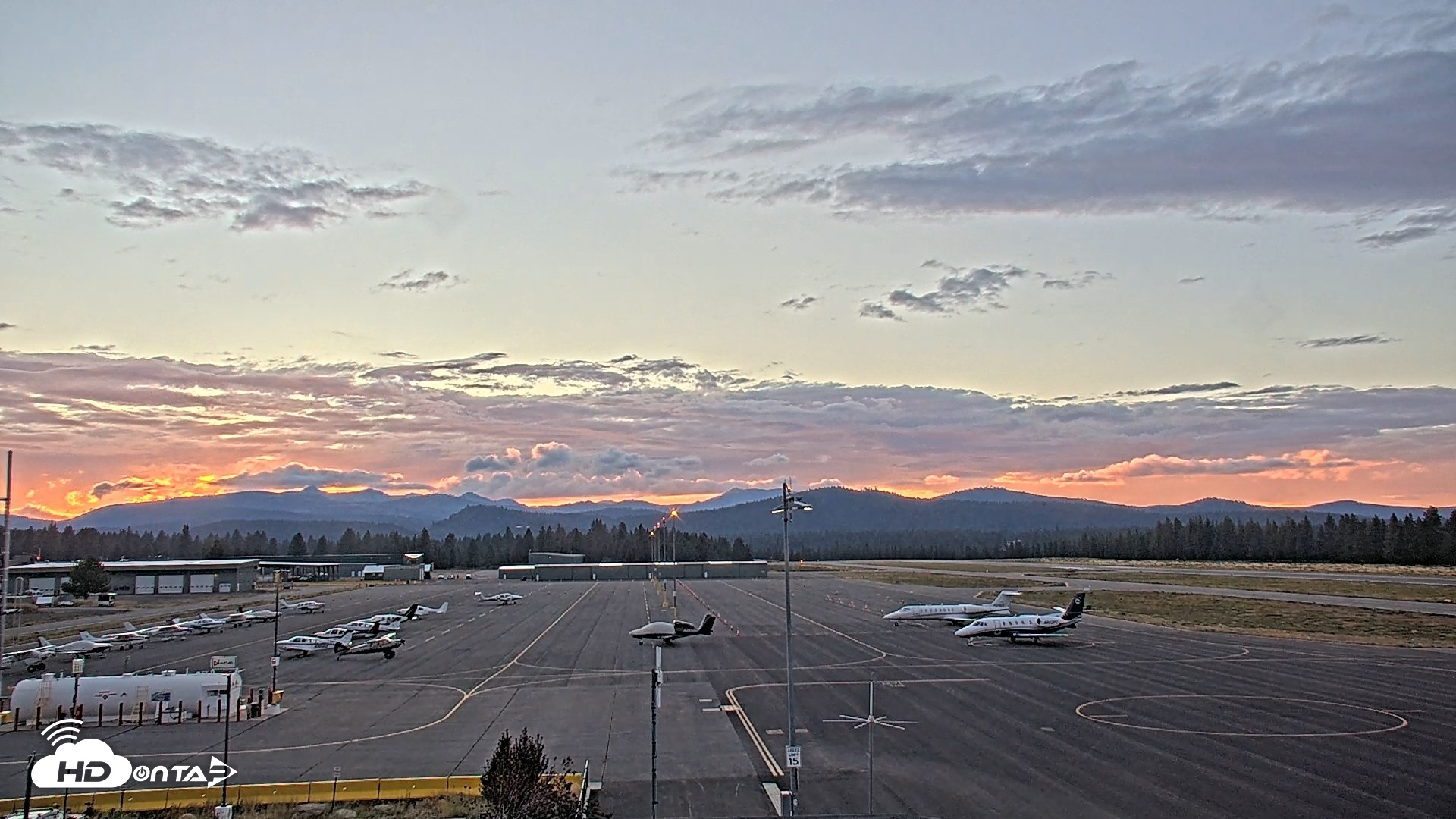 Snapshot of Truckee Tahoe Airport Live Webcam taken Aug 28, 2026, 7:35pm PDT