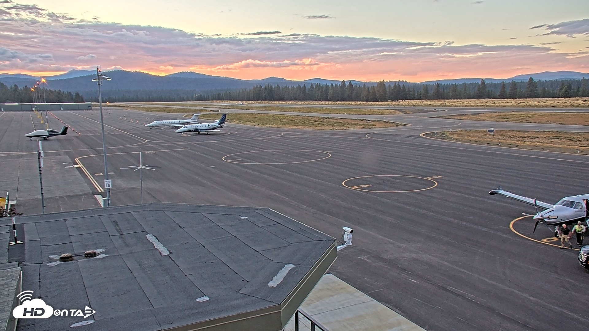 Snapshot of Truckee Tahoe Airport Live Webcam taken Aug 28, 2026, 7:34pm PDT