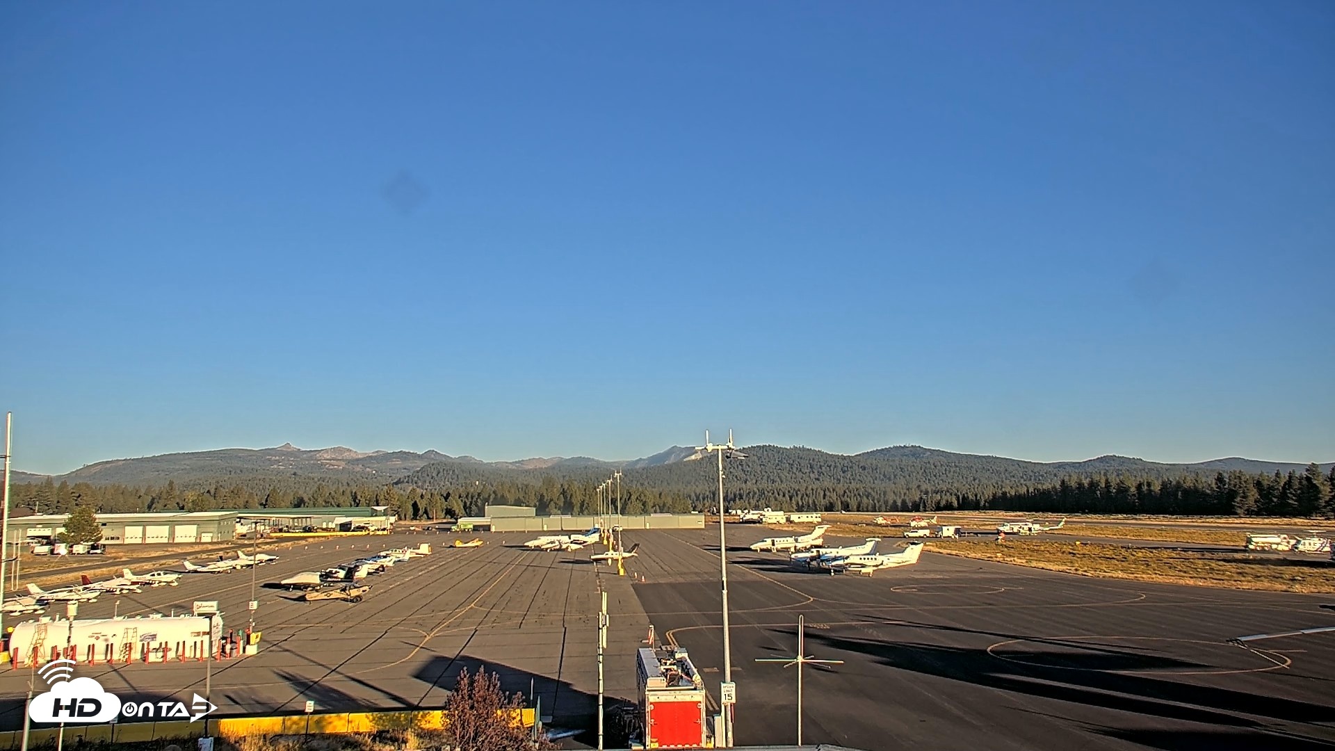 Snapshot of Truckee Tahoe Airport Live Webcam taken Sep 19, 2026, 7:23am PDT