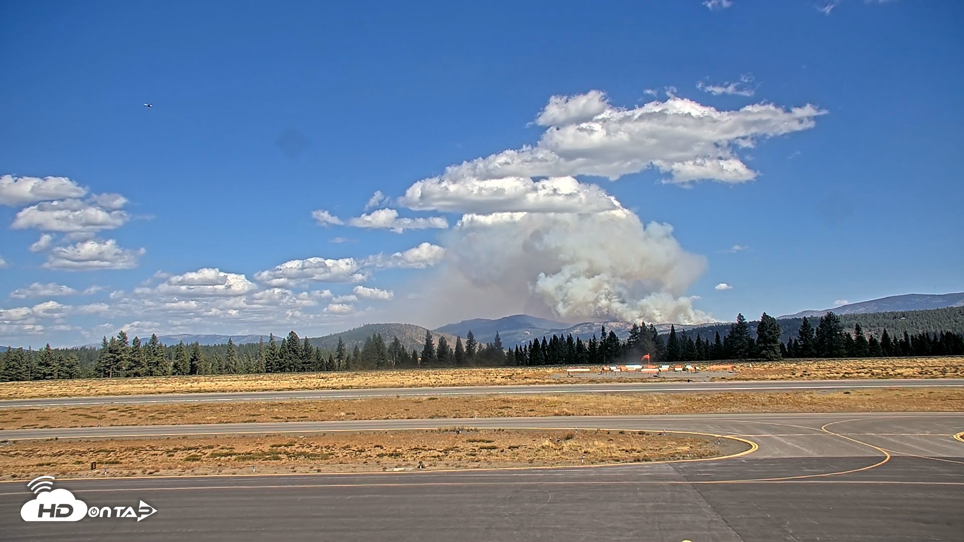 Snapshot of Truckee Tahoe Airport Live Webcam taken Sep 16, 2026, 12:29pm PDT