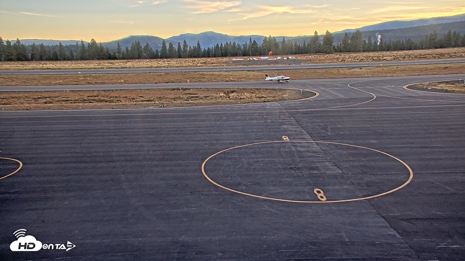 Snapshot of Truckee Tahoe Airport Live Webcam taken Sep 9, 2026, 6:50am PDT