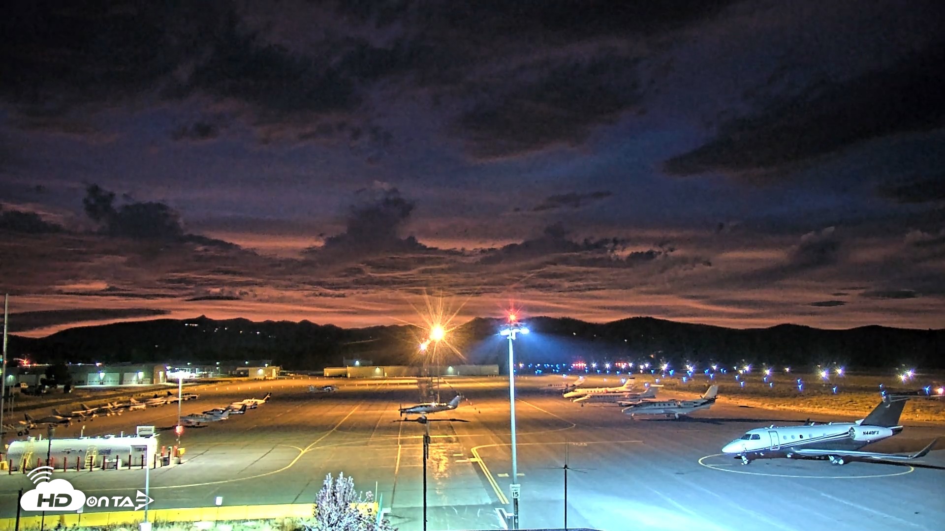 Snapshot of Truckee Tahoe Airport Live Webcam taken Aug 27, 2026, 8:30pm PDT