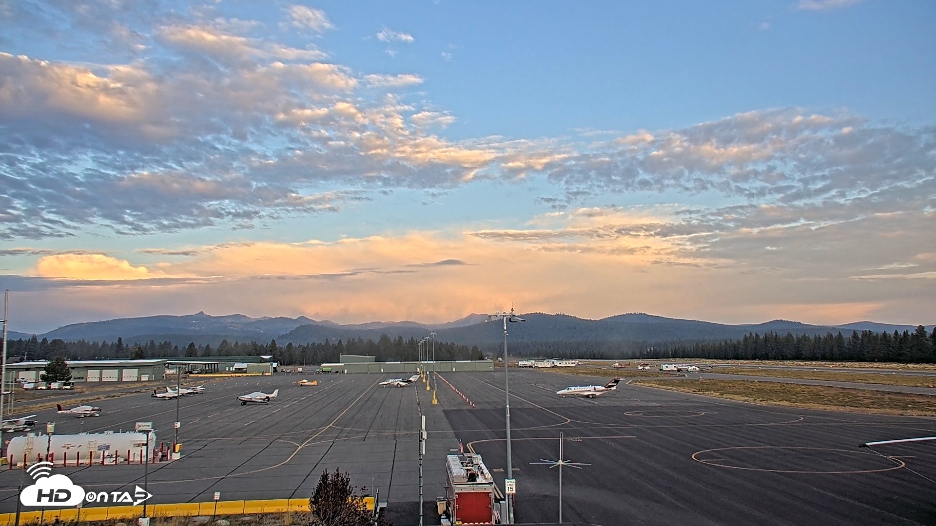 Snapshot of Truckee Tahoe Airport Live Webcam taken Sep 21, 2026, 7:00am PDT