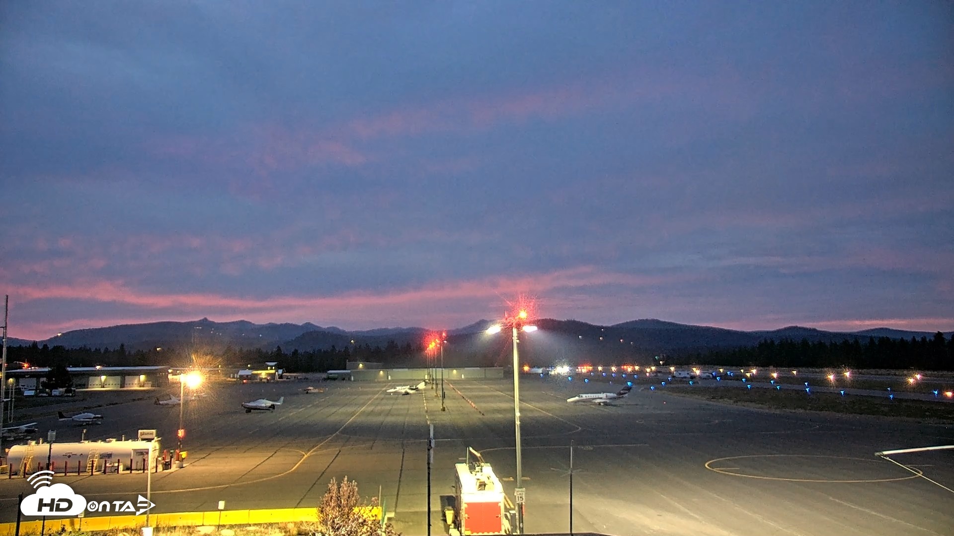 Snapshot of Truckee Tahoe Airport Live Webcam taken Sep 20, 2026, 7:25pm PDT