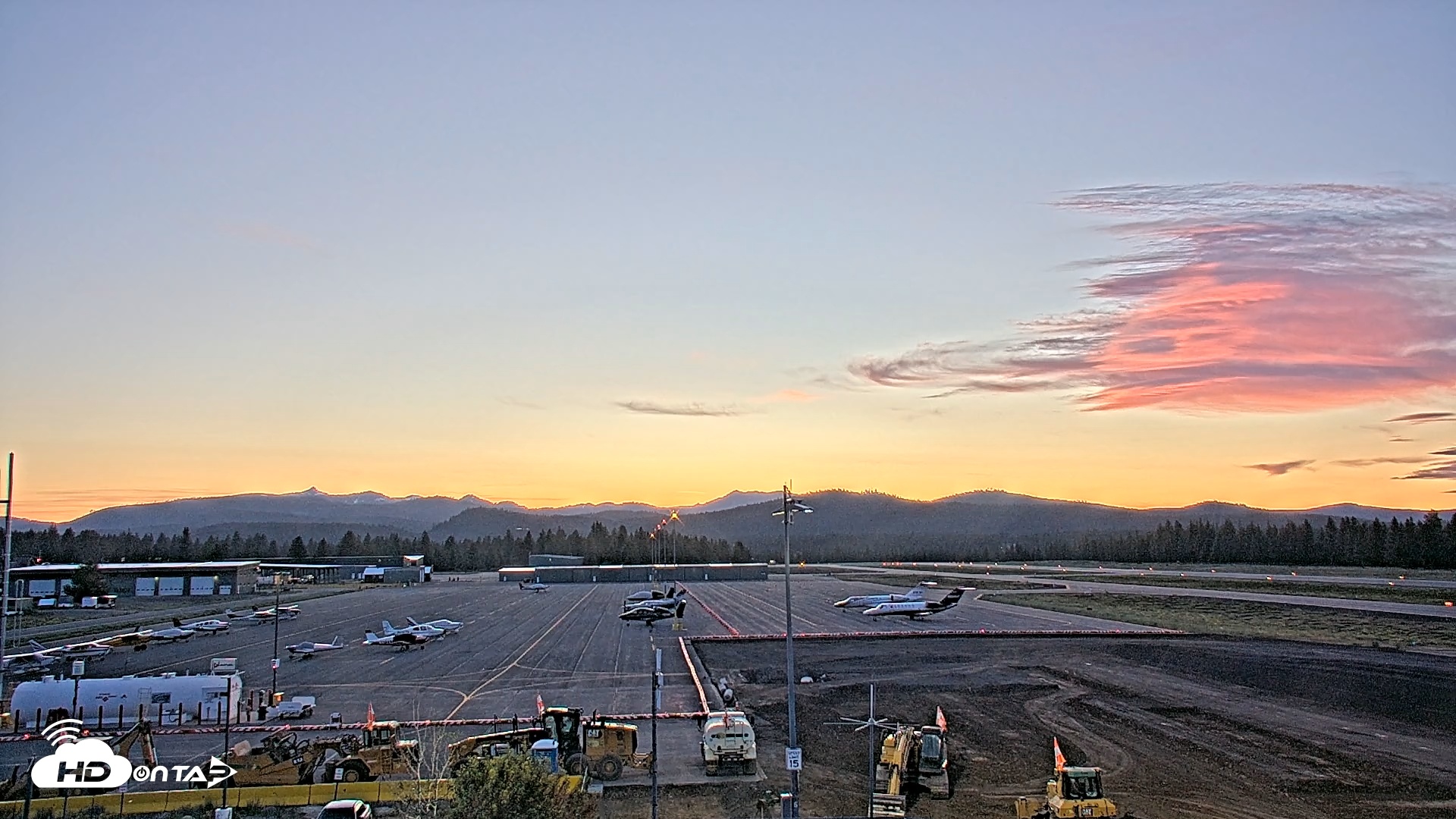 Snapshot of Truckee Tahoe Airport Live Webcam taken Jun 14, 2025, 8:38pm PDT